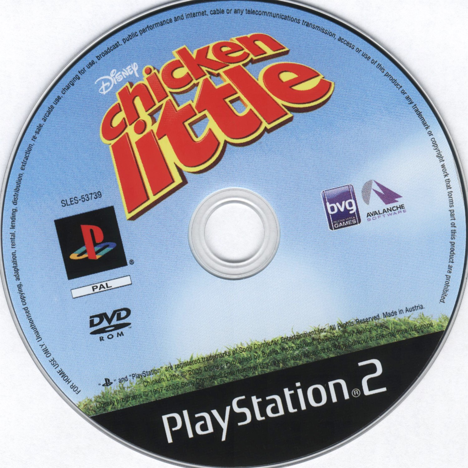 Disney's Chicken Little PSX cover