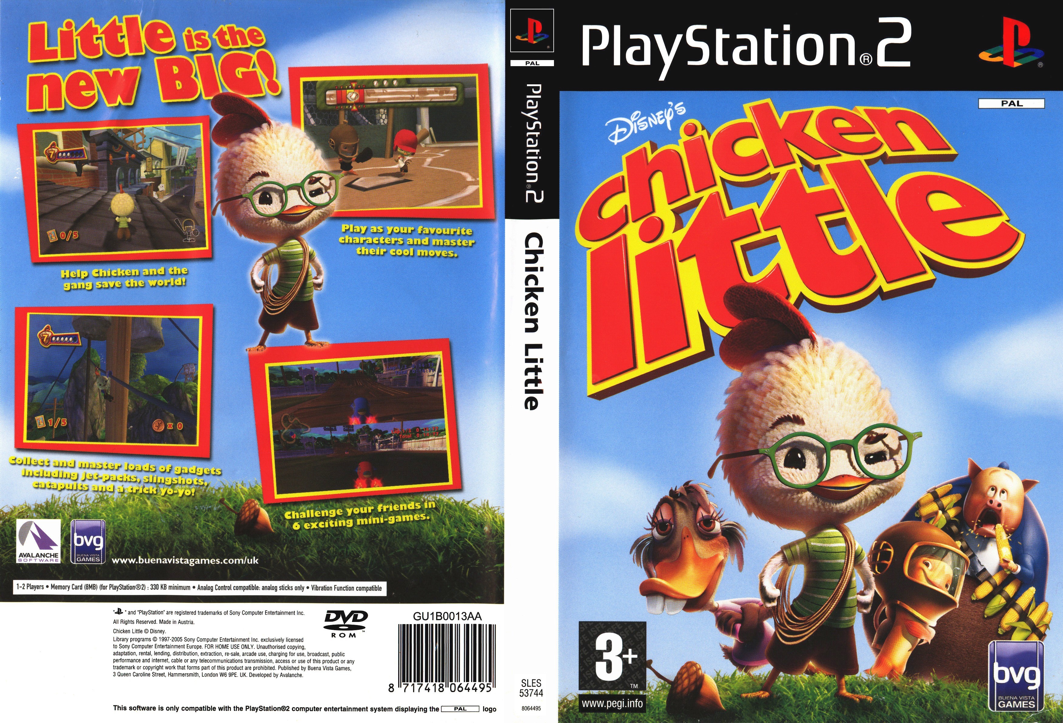 Disney's Chicken Little PSX cover