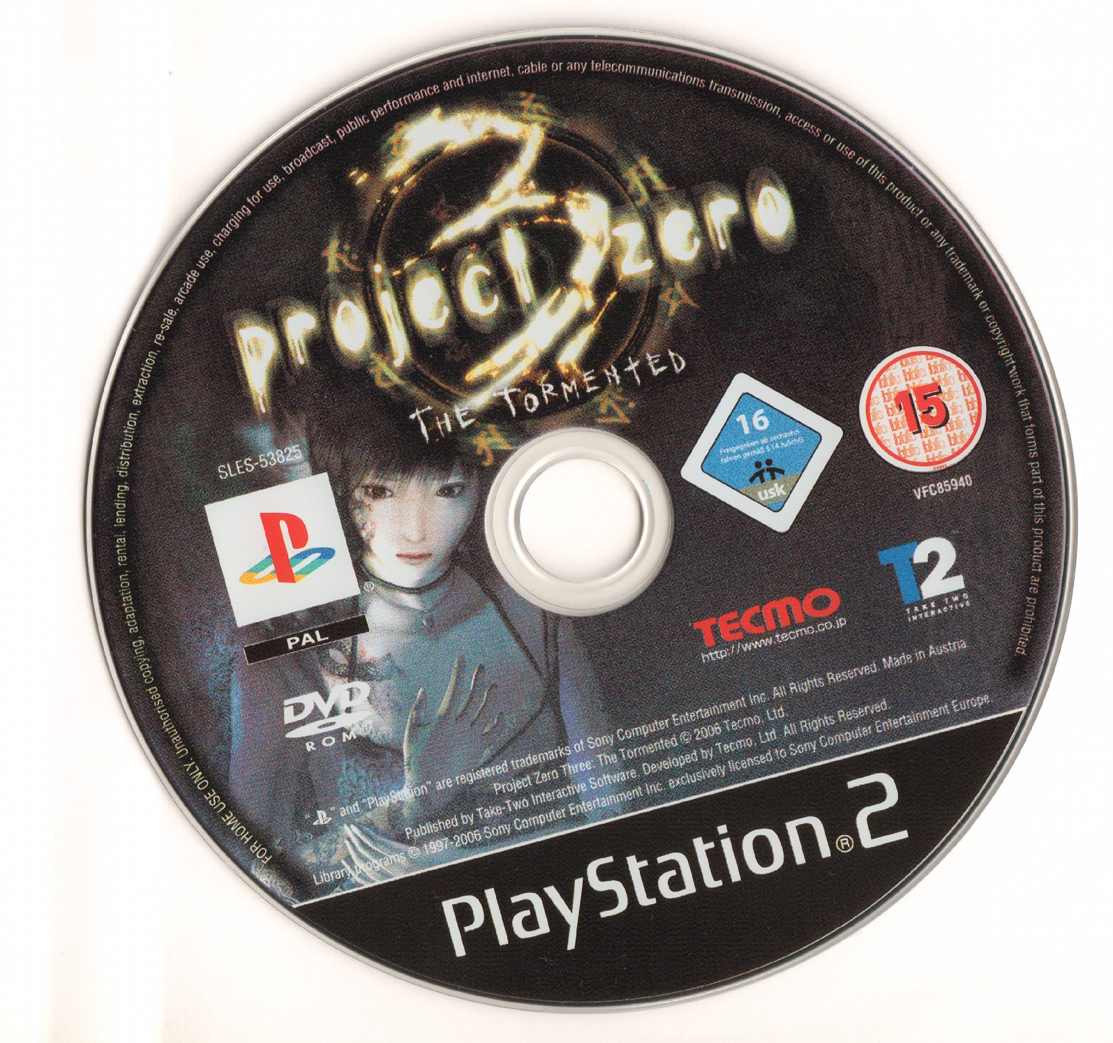 Project Zero III - The Tormented PS2 cover