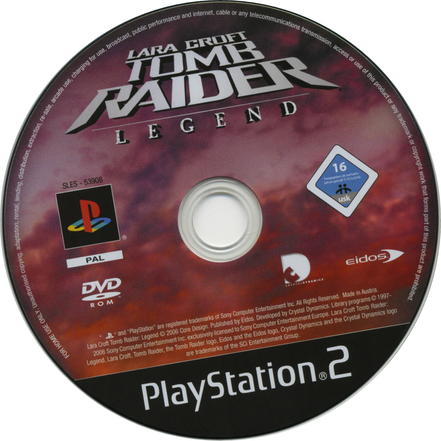 Lara Croft - Tomb Raider - Legend PSX cover