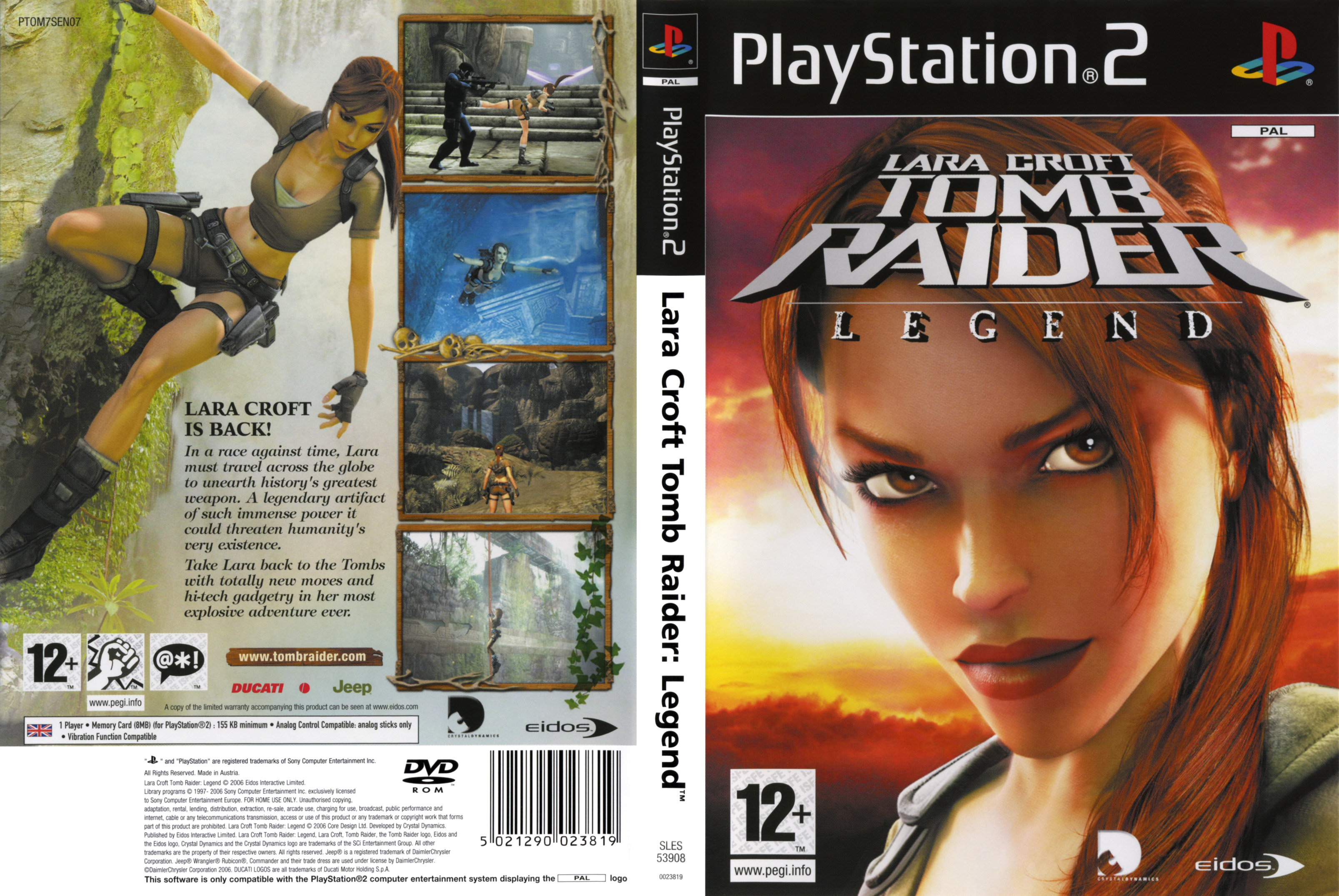 Lara Croft - Tomb Raider - Legend PSX cover