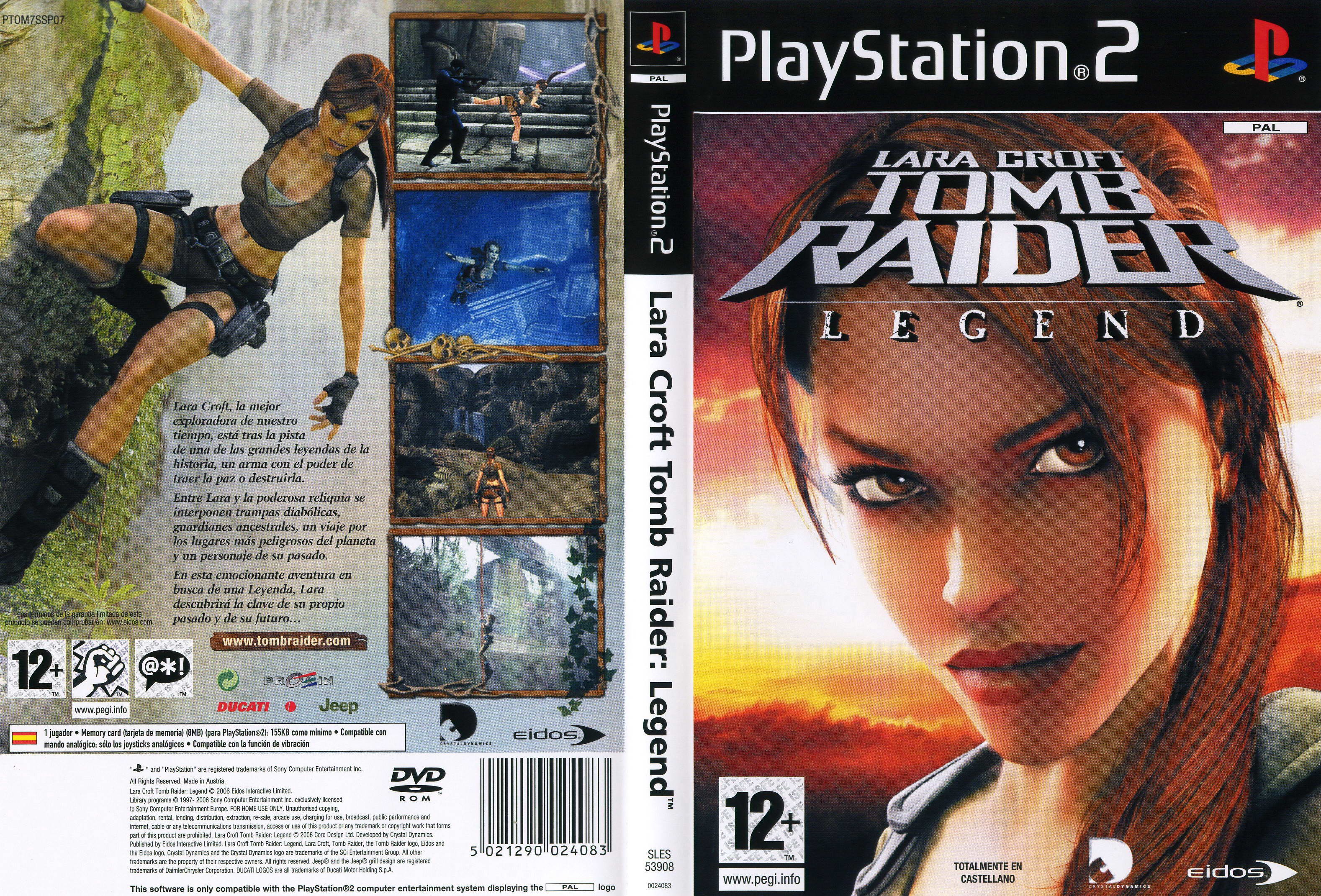 Lara Croft - Tomb Raider - Legend PSX cover