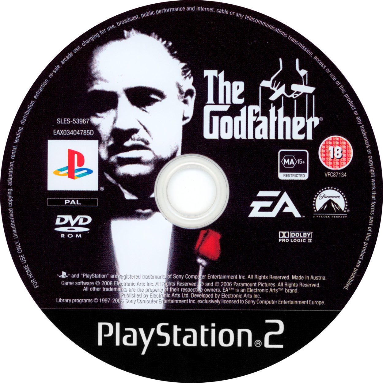 The Godfather PSX cover