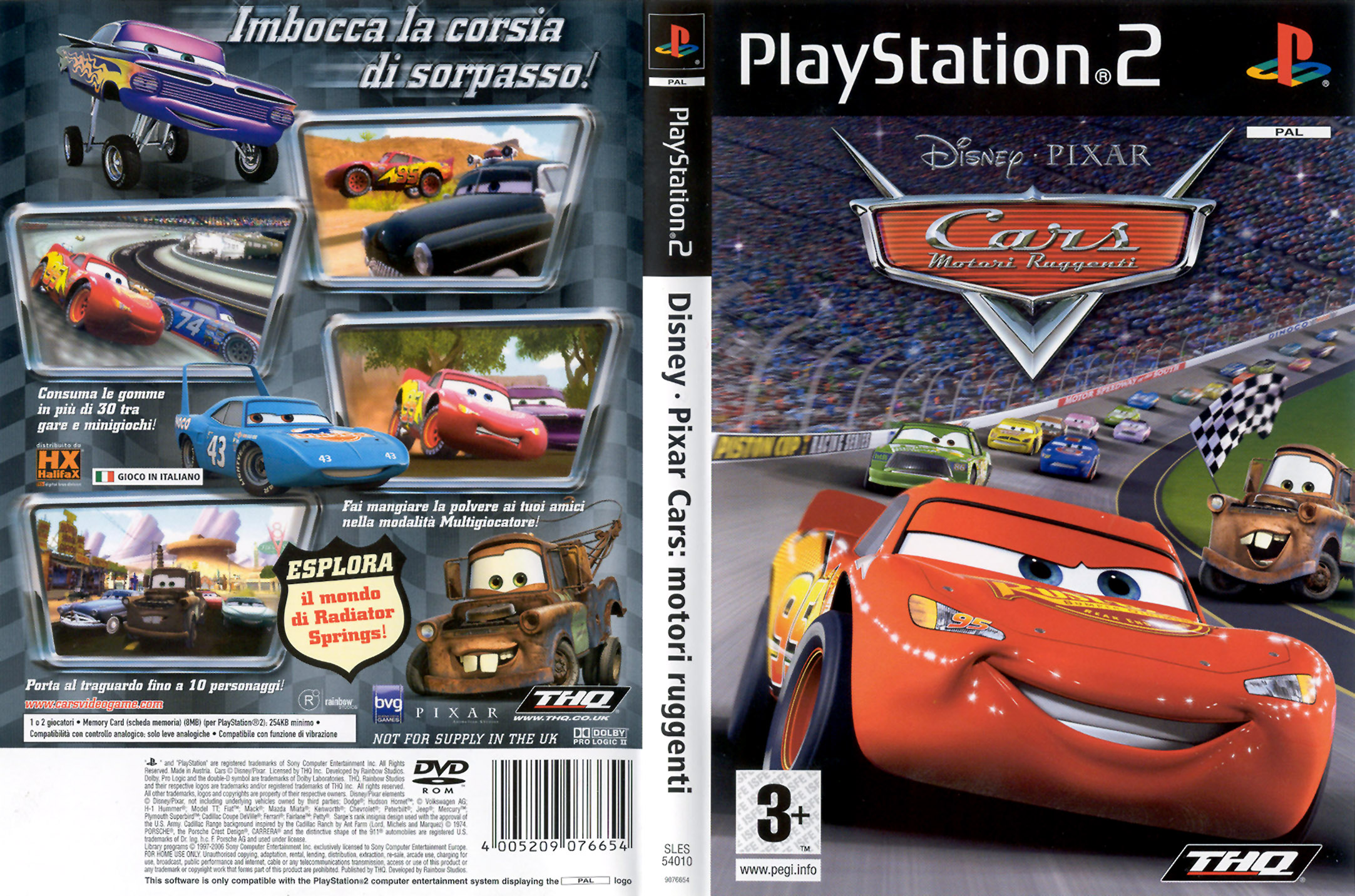 Disney's Pixar - Cars - Motori Ruggenti PSX cover