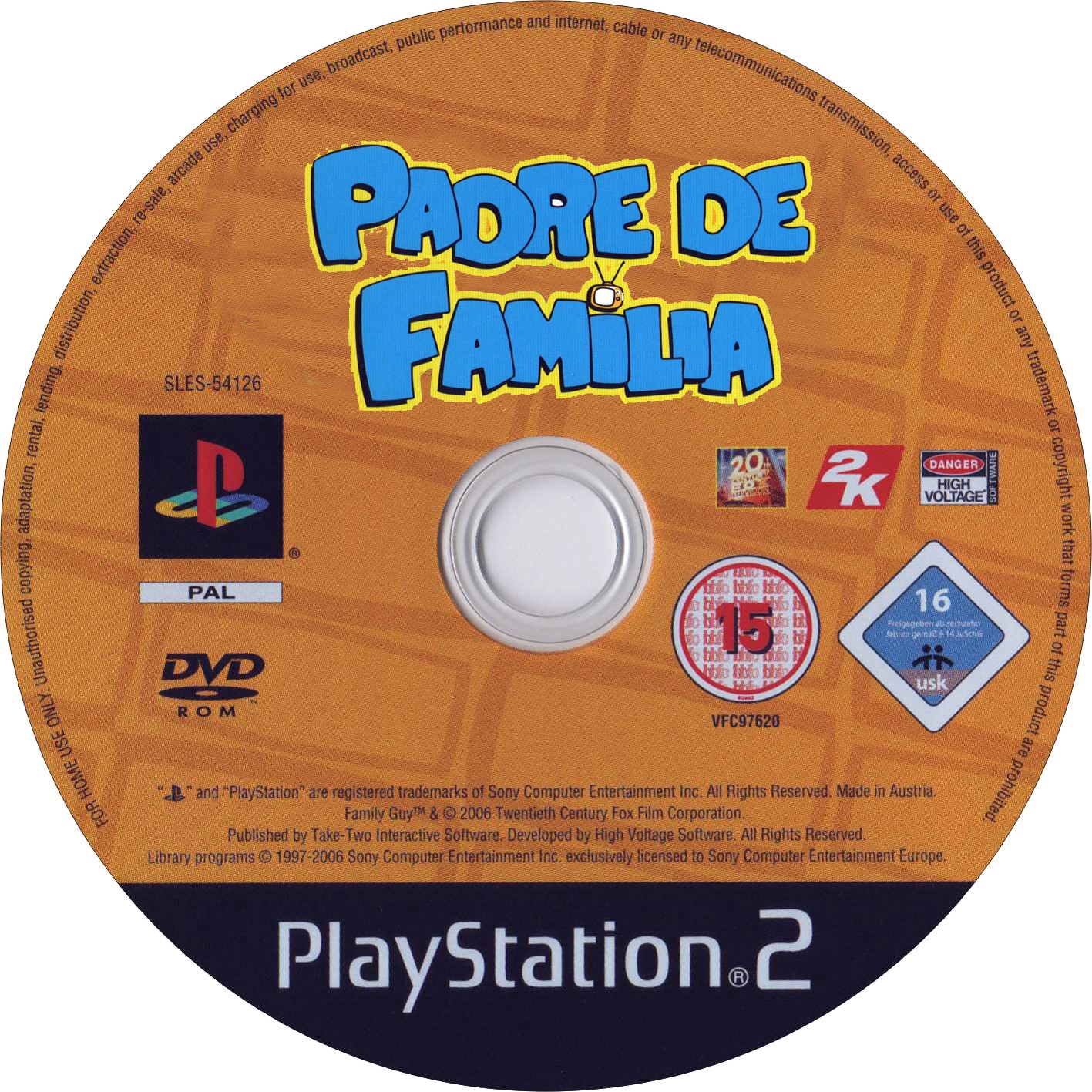 Family Guy - The Video Game PSX cover