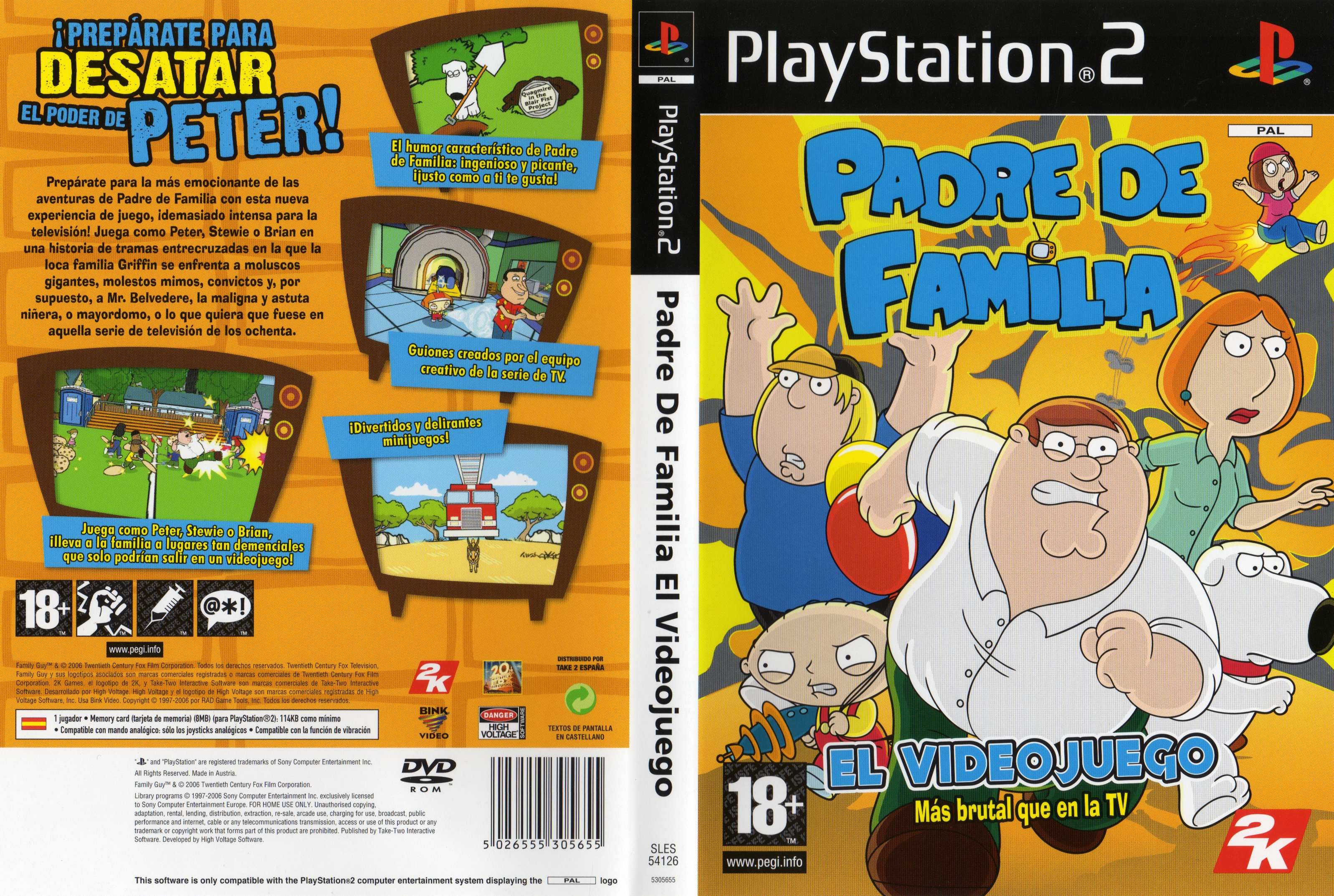 Family Guy - The Video Game PSX cover