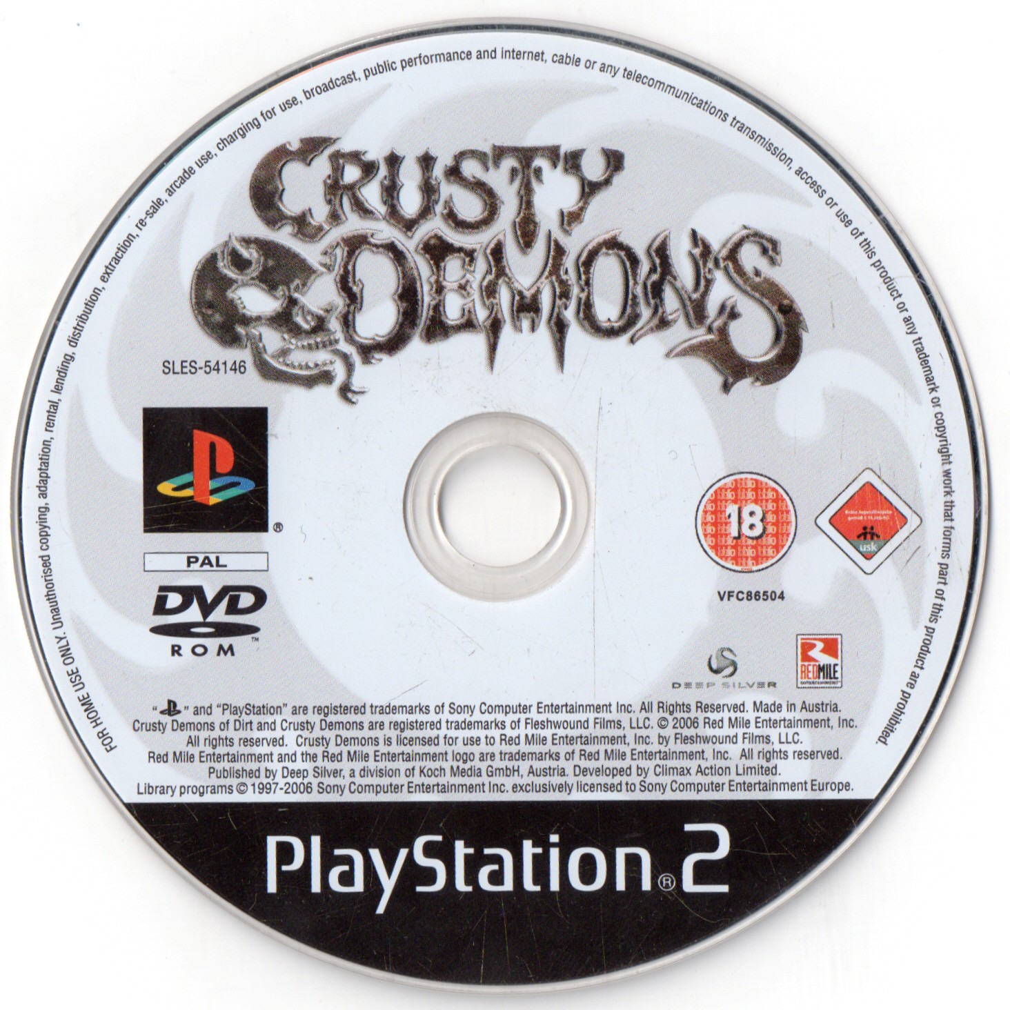 Crusty Demons PSX cover