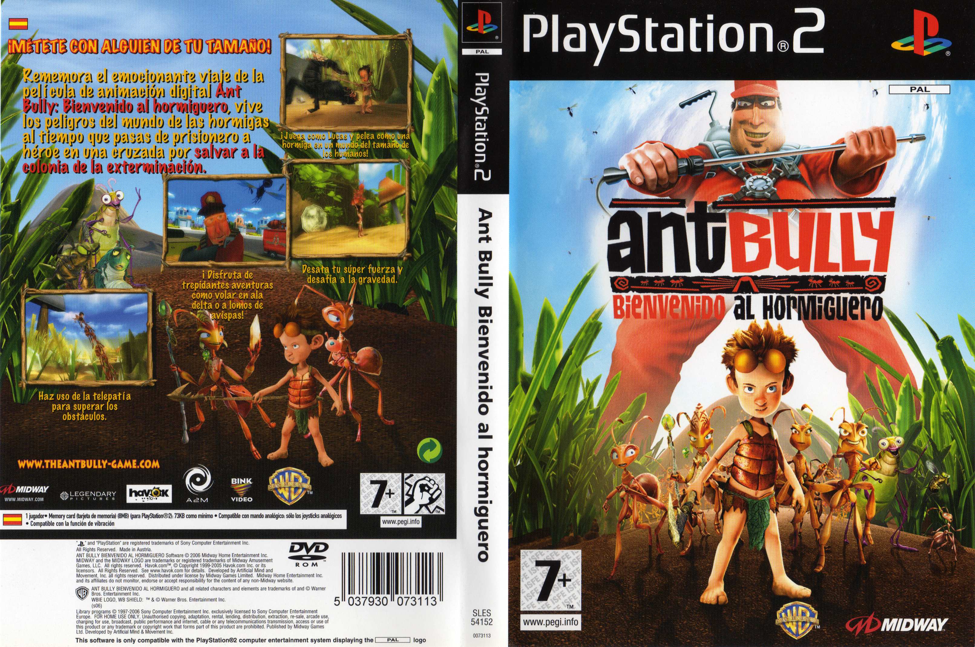 The Ant Bully PS2 cover