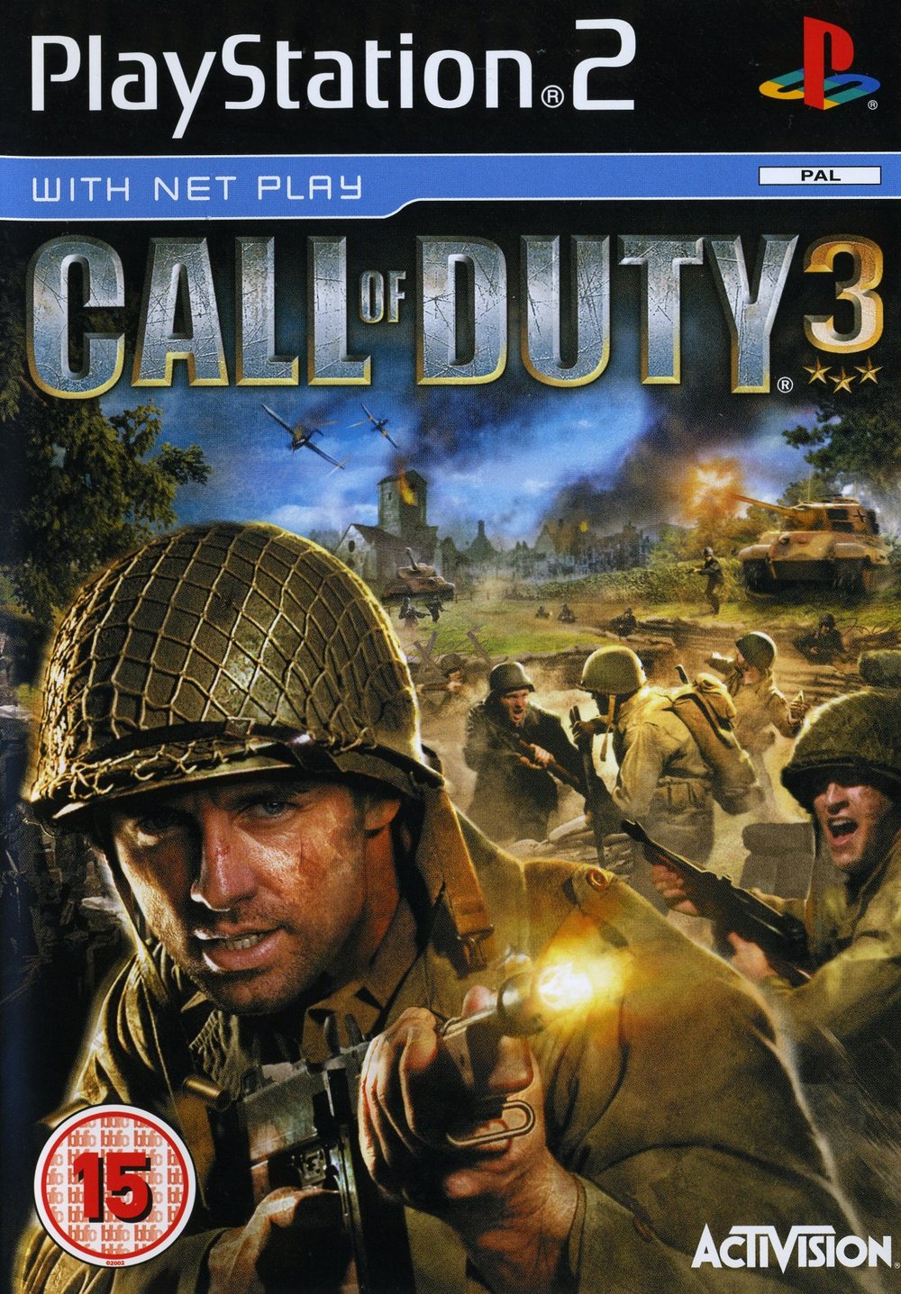 Call of Duty 3 PS2 cover