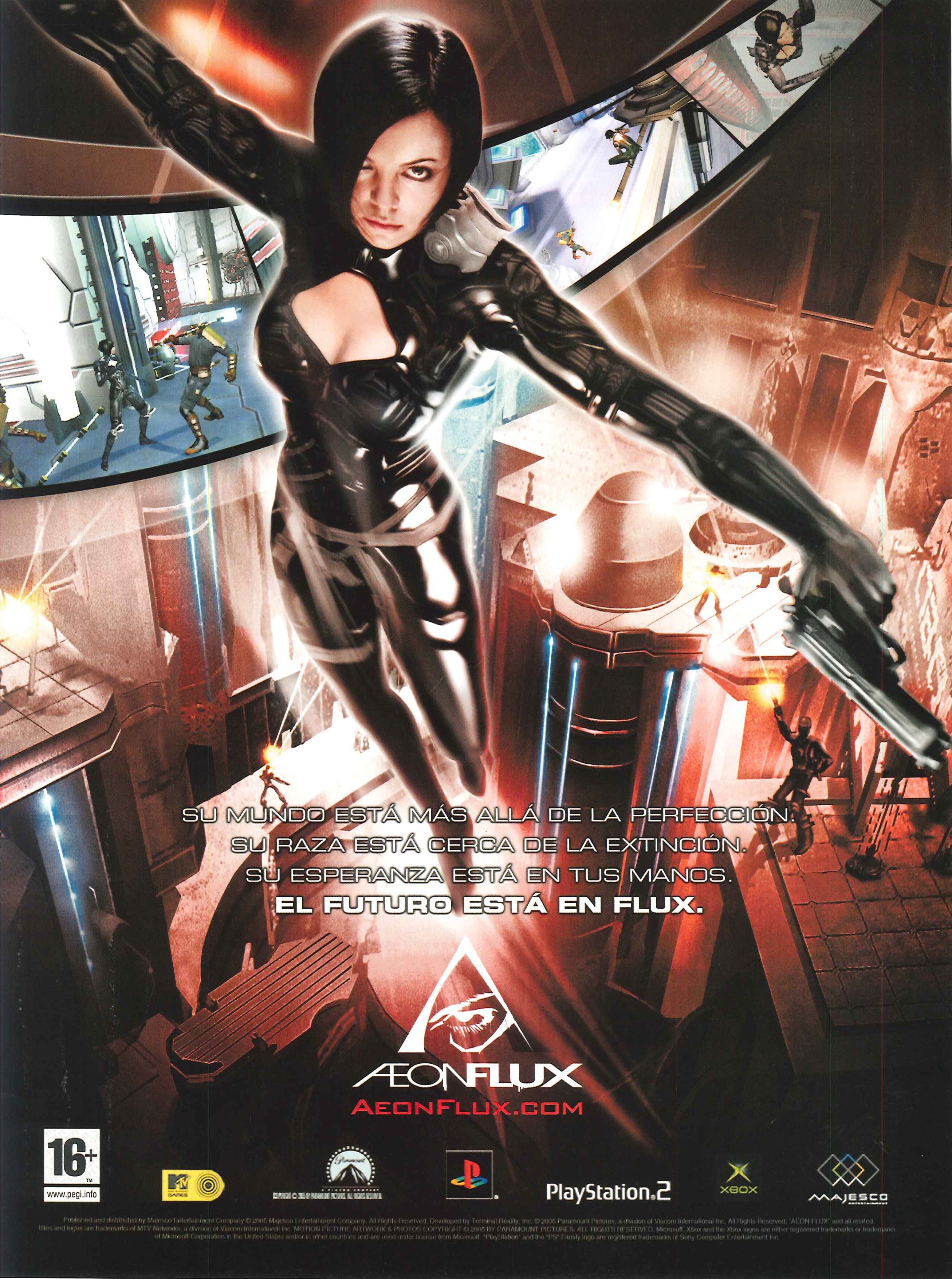 Aeon Flux PS2 cover