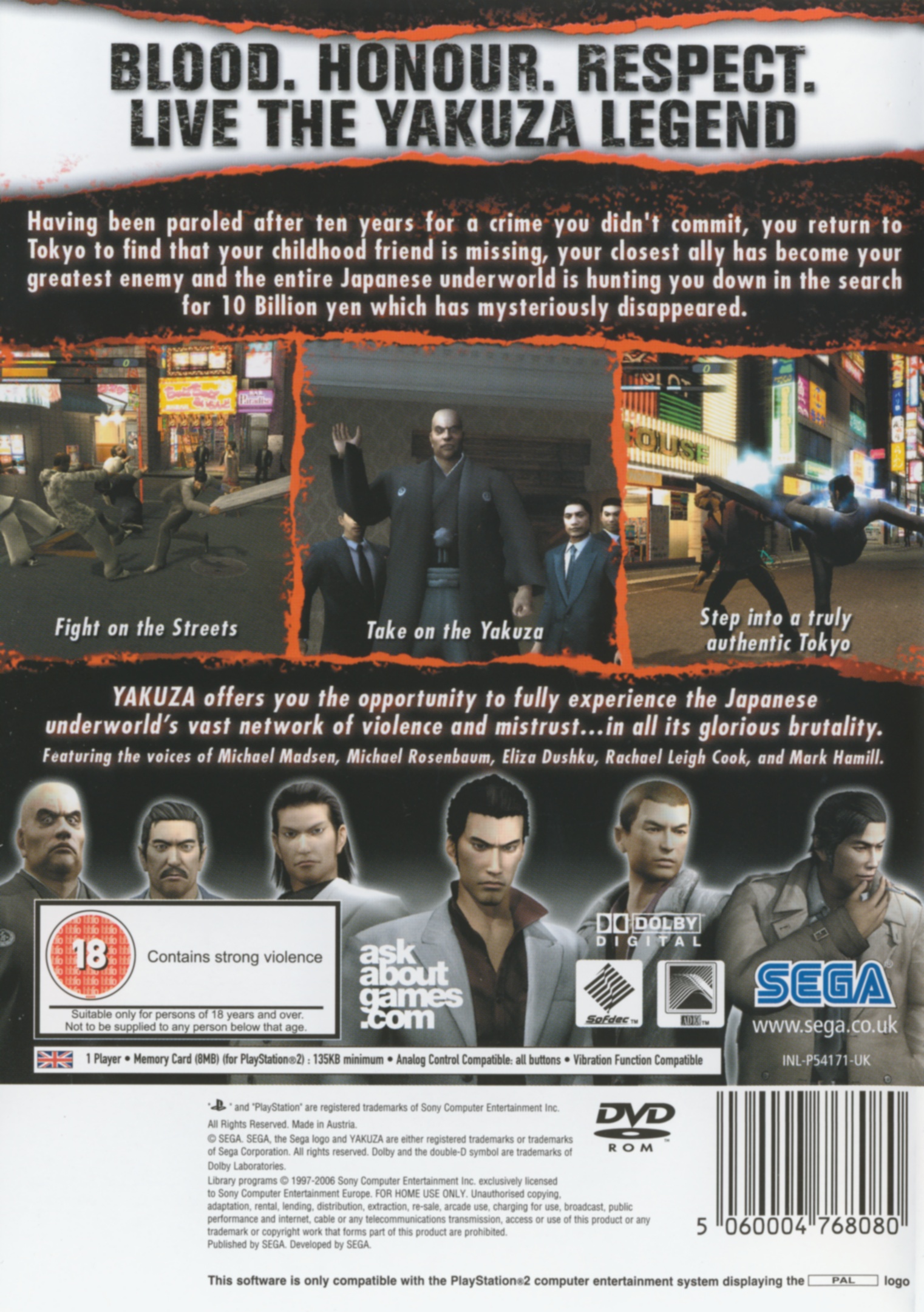 Yakuza PSX cover