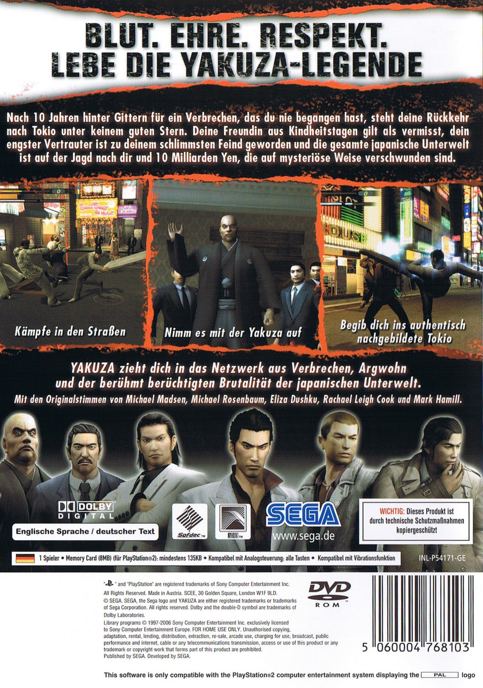 Yakuza PSX cover