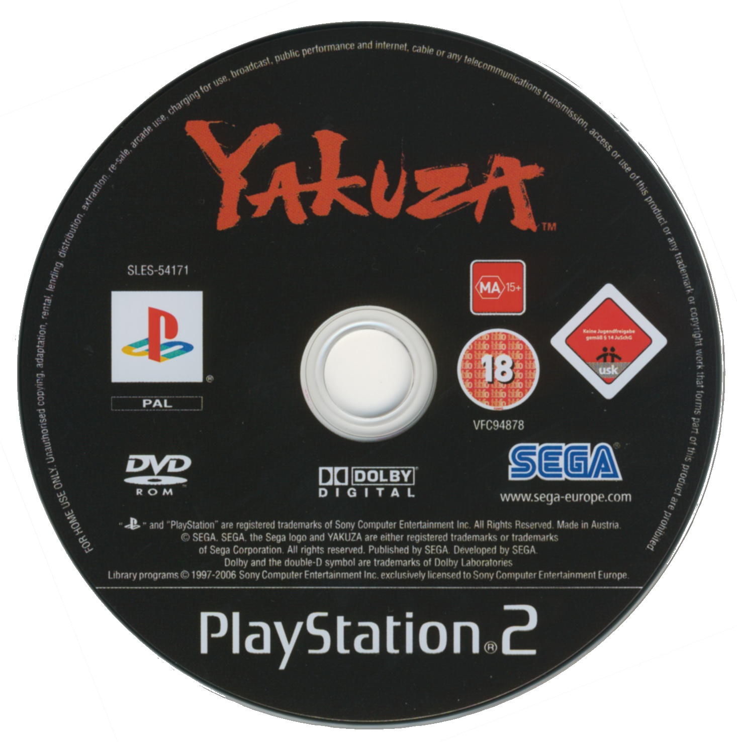 Yakuza PSX cover