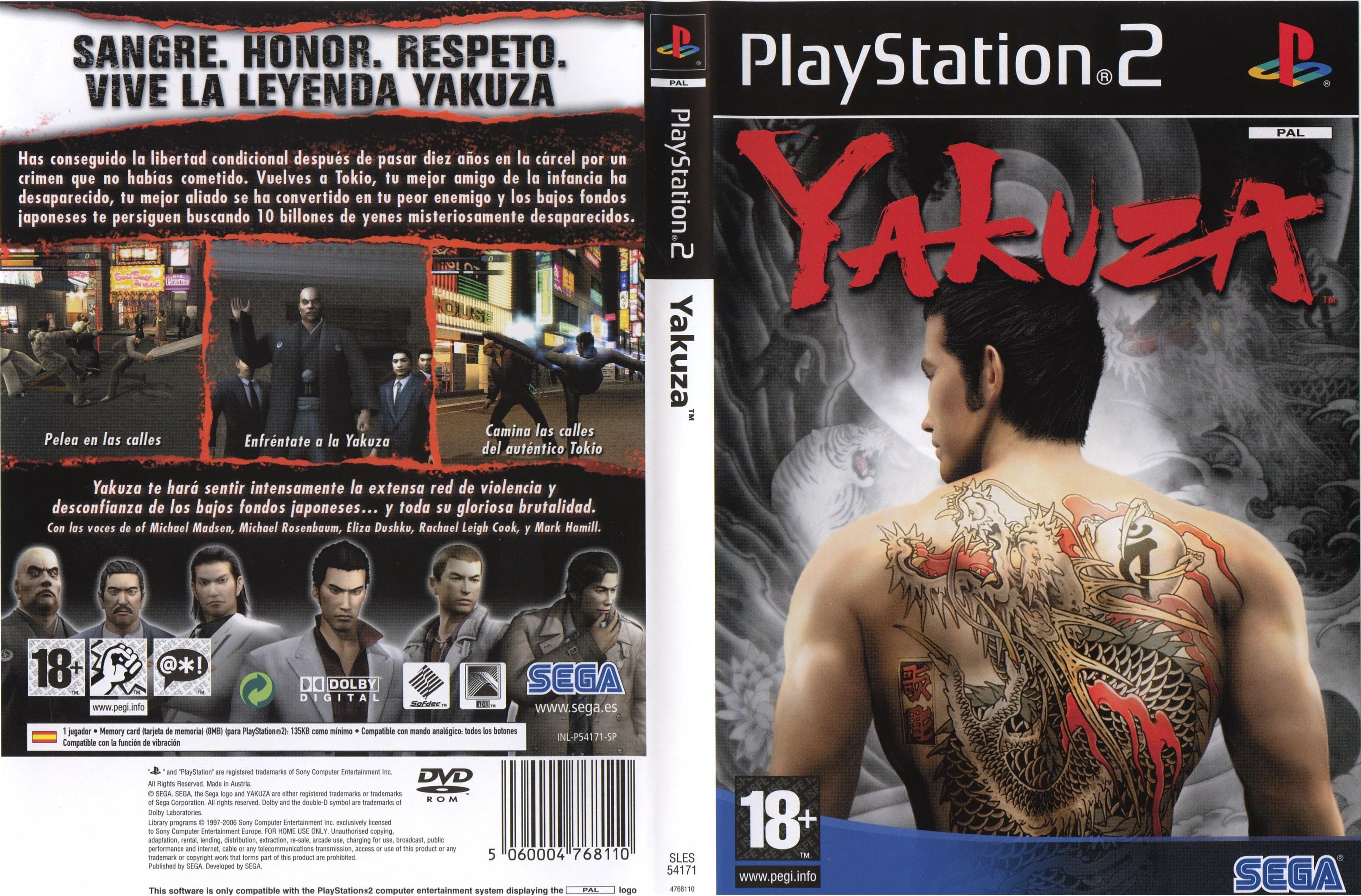 Yakuza PSX cover