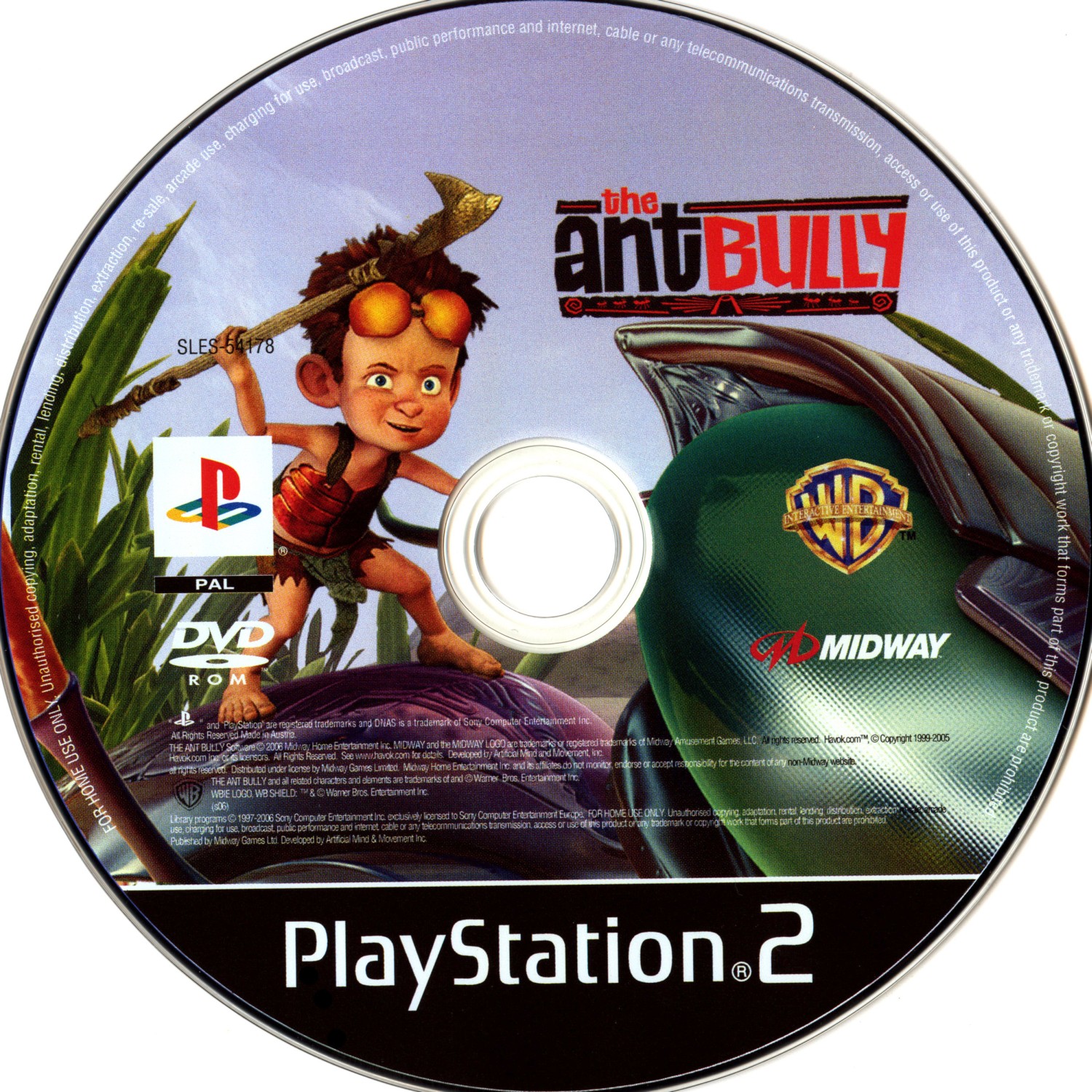The Ant Bully PS2 cover