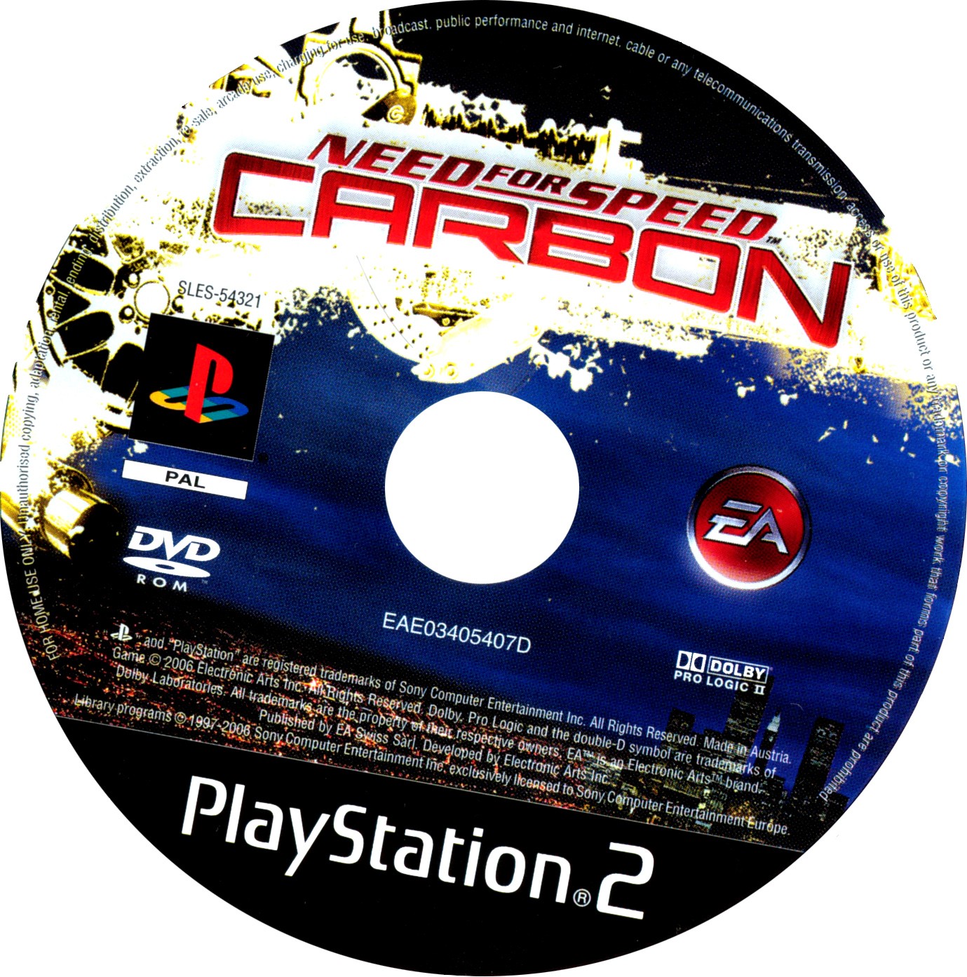 Need for Speed - Carbon PS2 cover