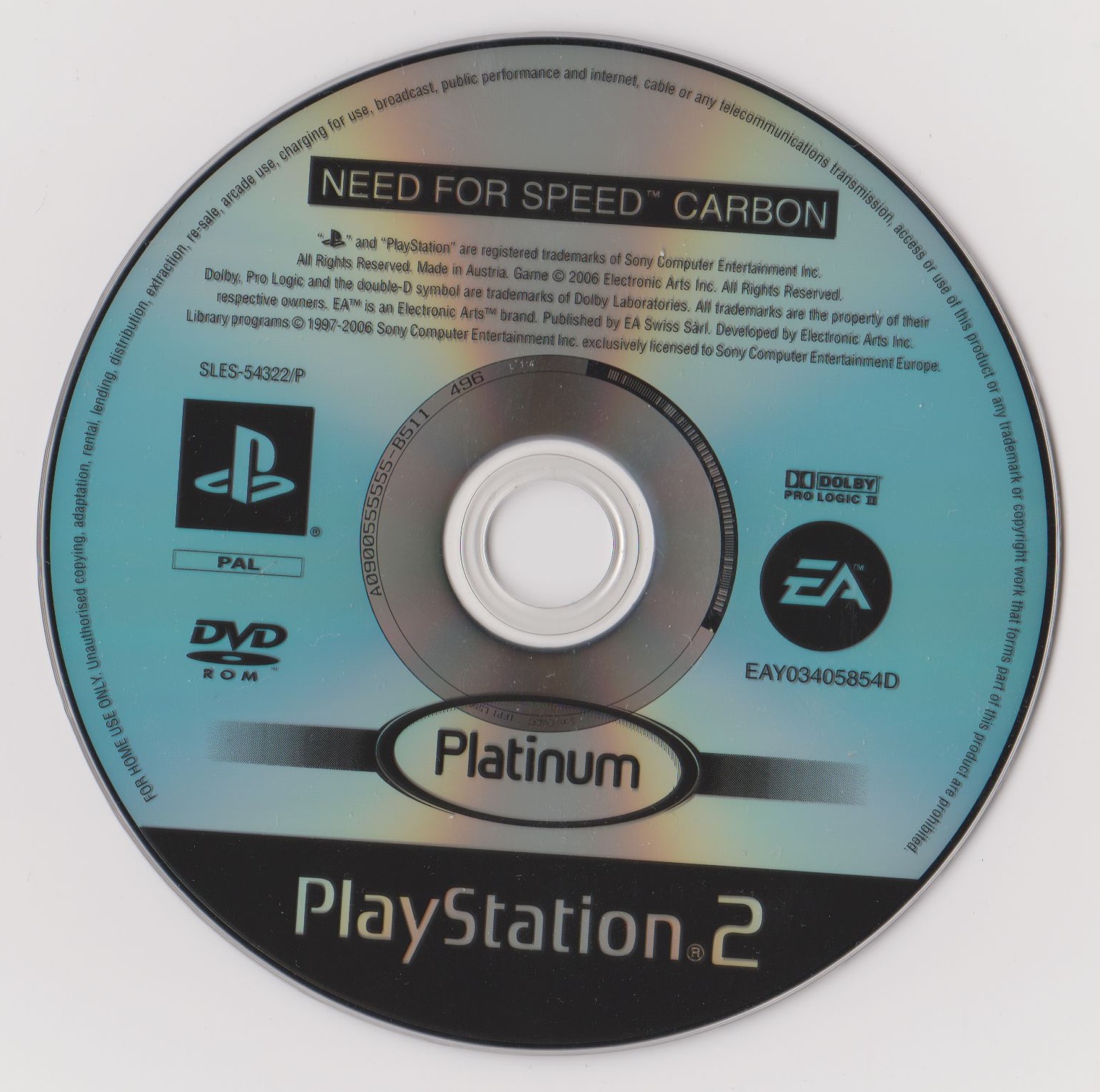 Need for Speed - Carbon PS2 cover