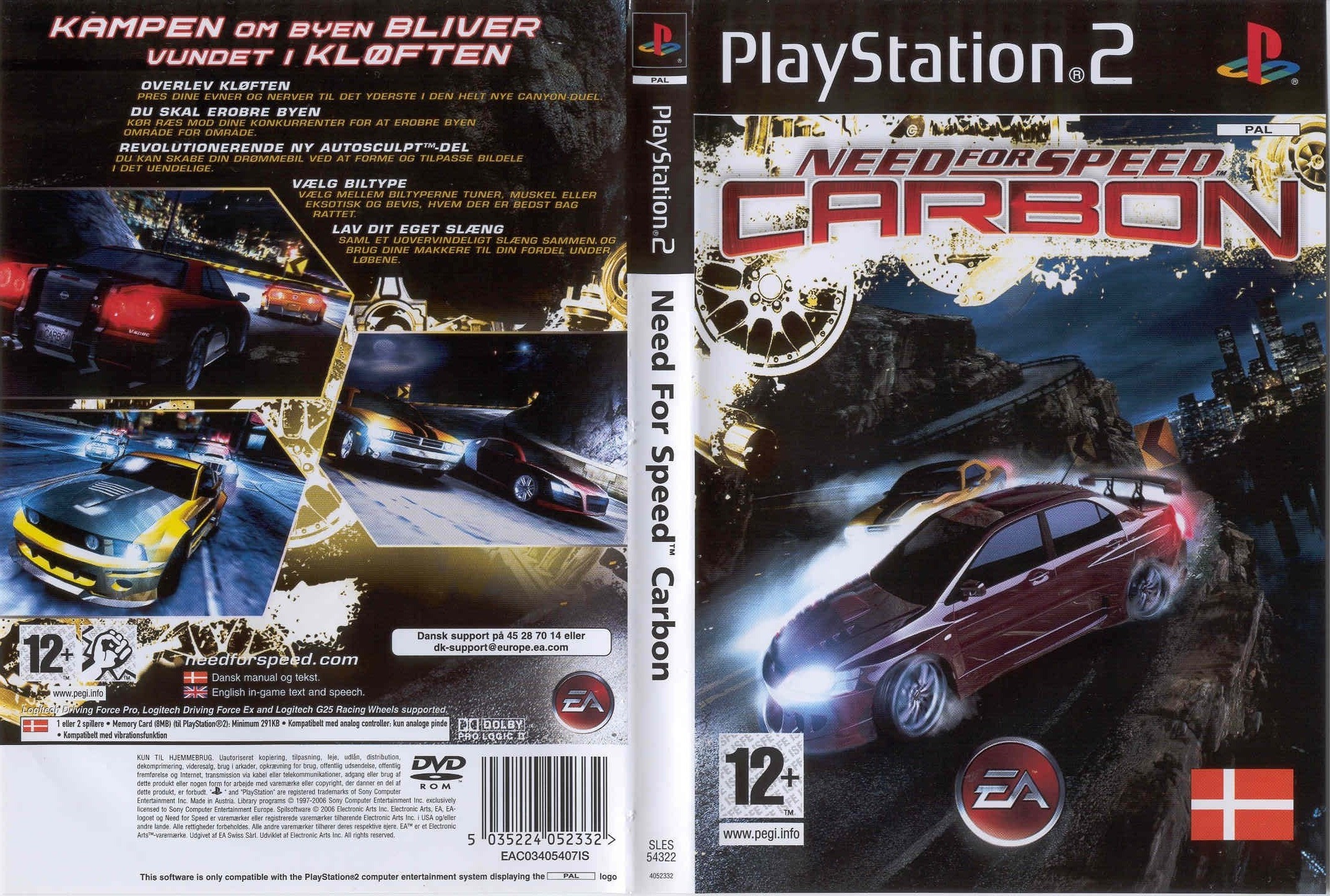 Need for Speed - Carbon PS2 cover