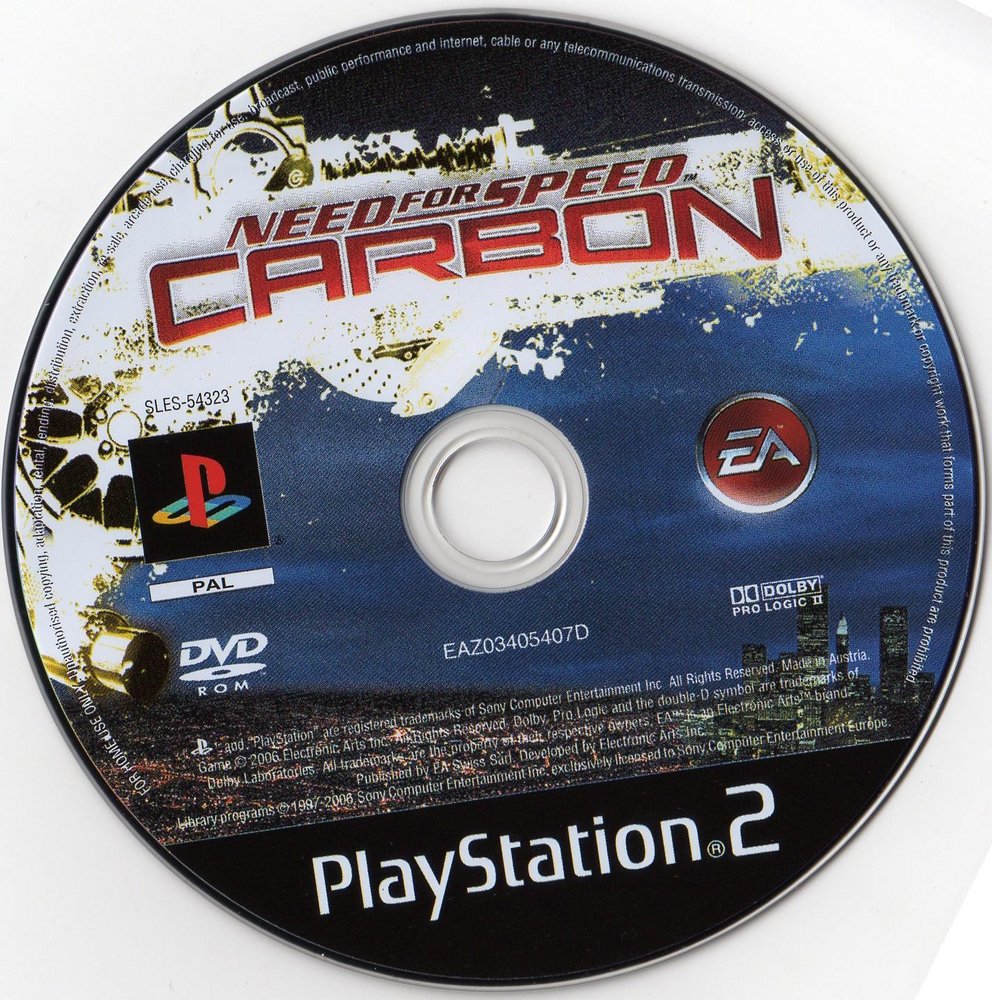 Need for Speed - Carbon PS2 cover