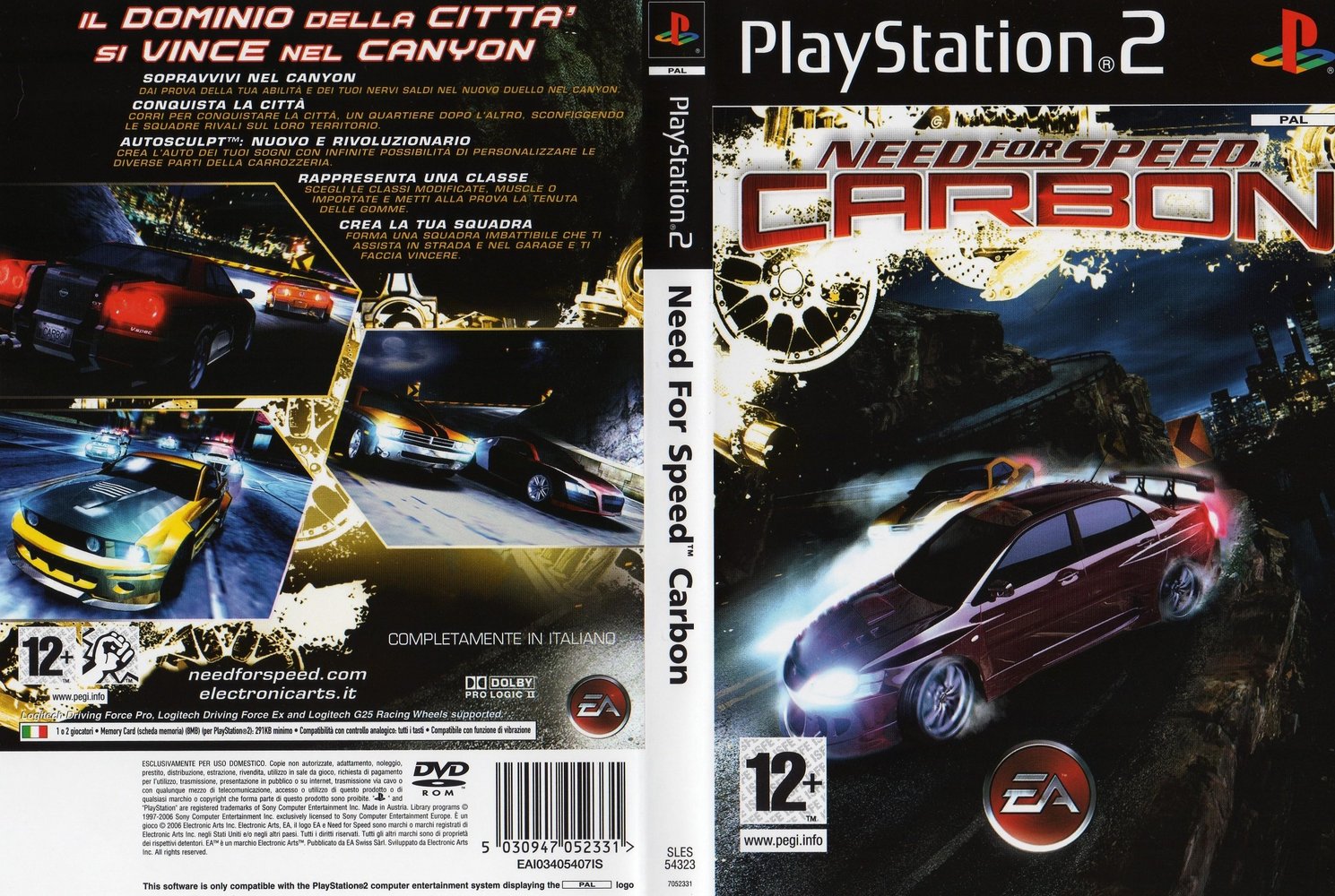 Need for Speed - Carbon PS2 cover