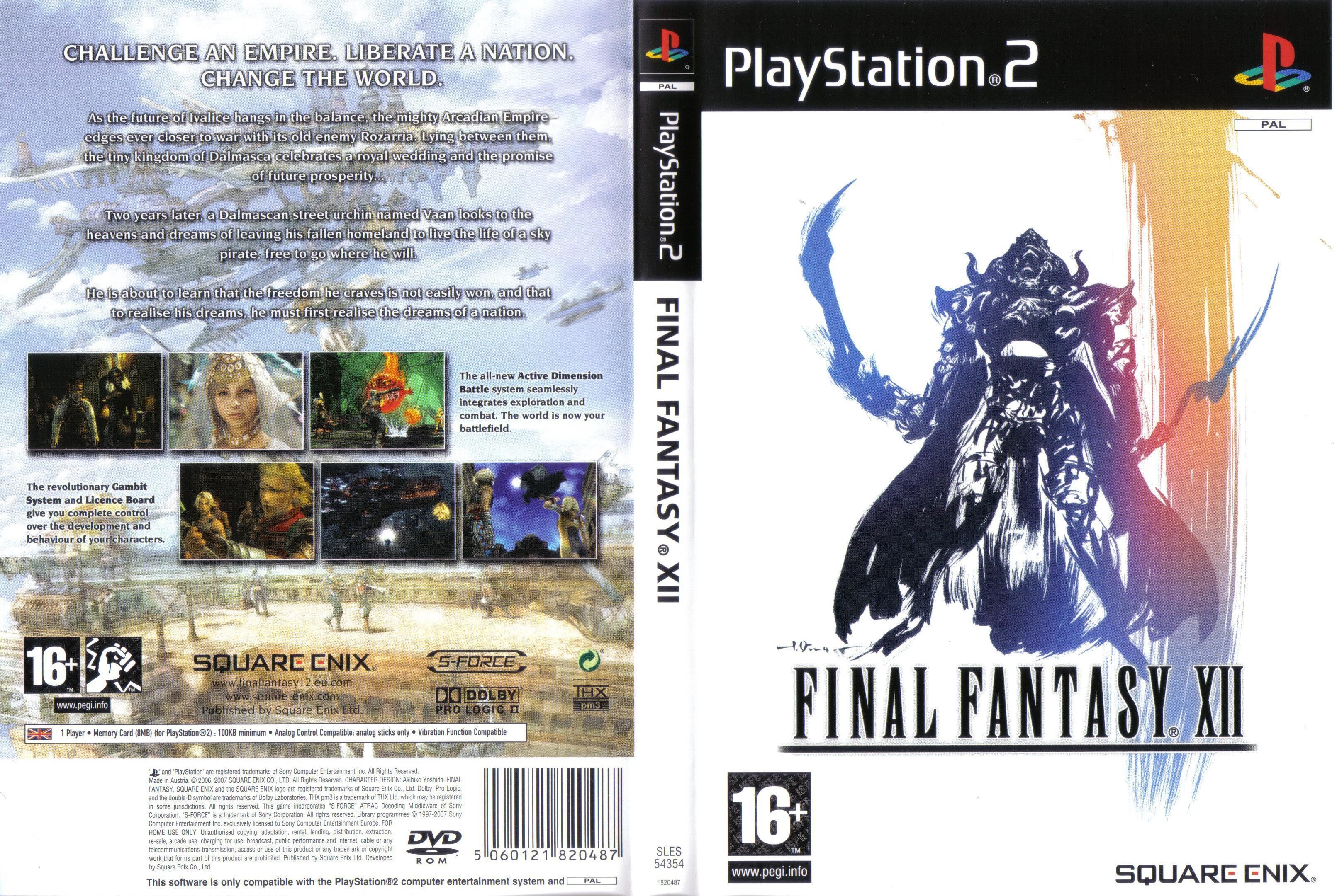 Final Fantasy XII PSX cover