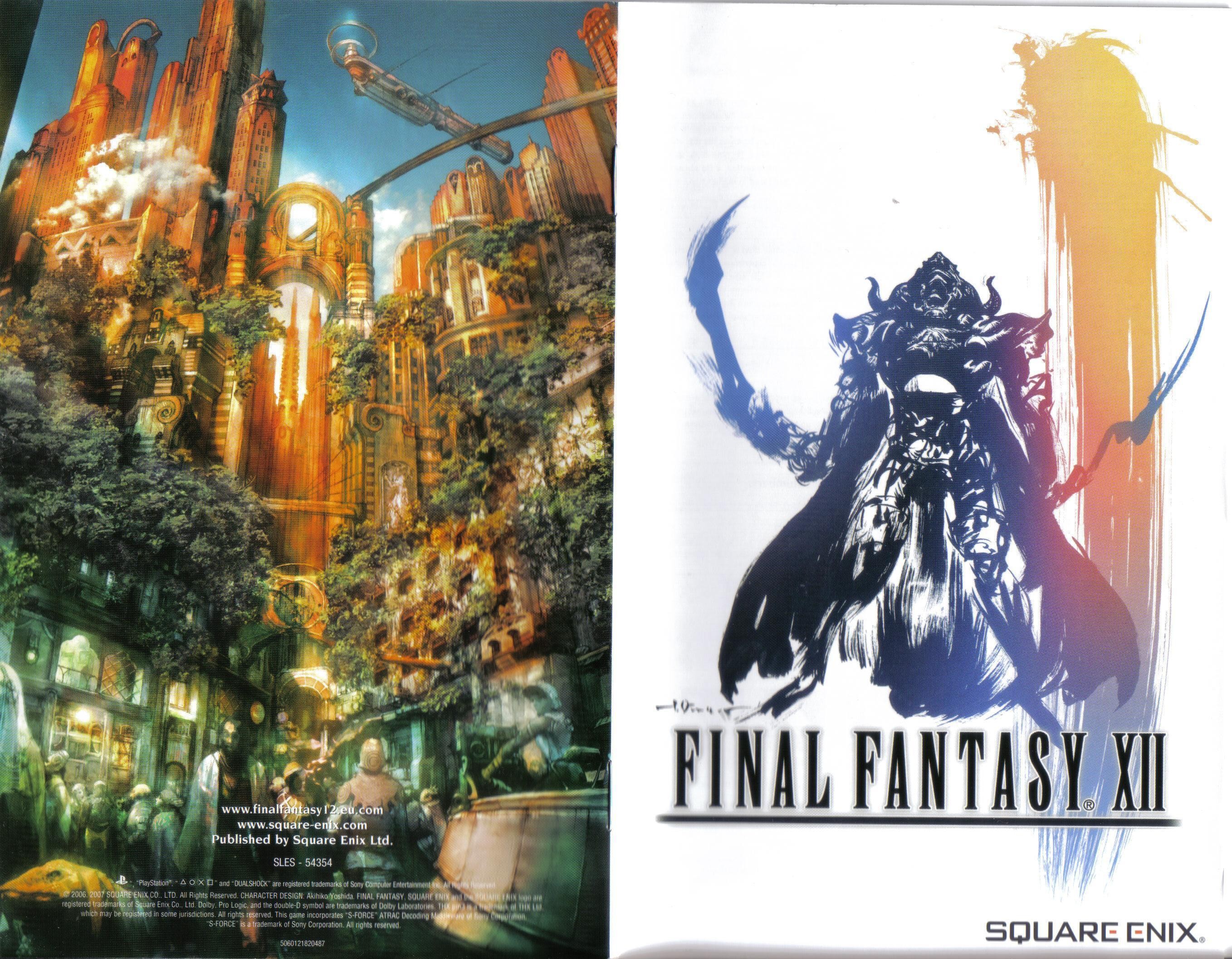 Final Fantasy XII PSX cover