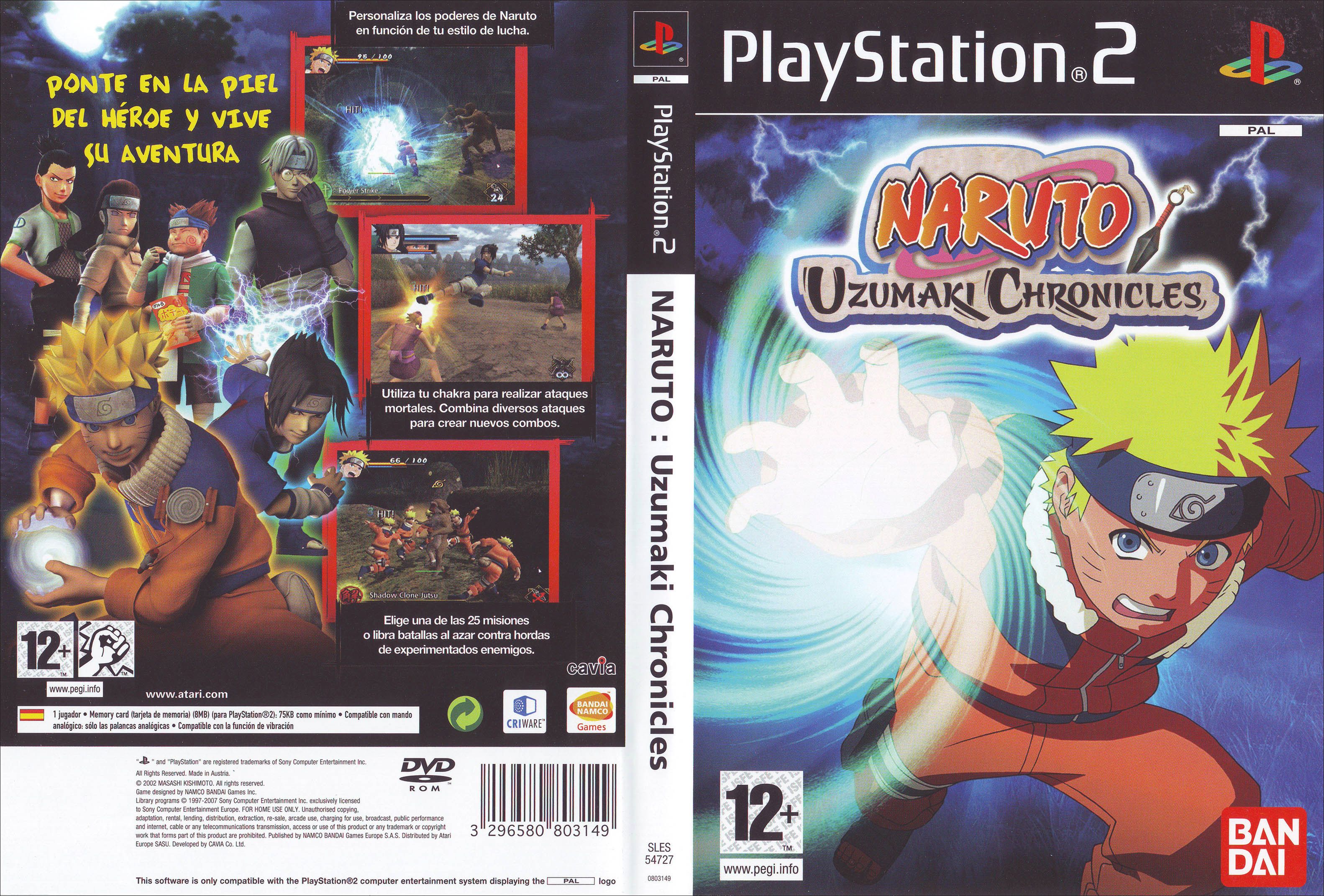 Naruto - Uzumaki Chronicles PSX cover