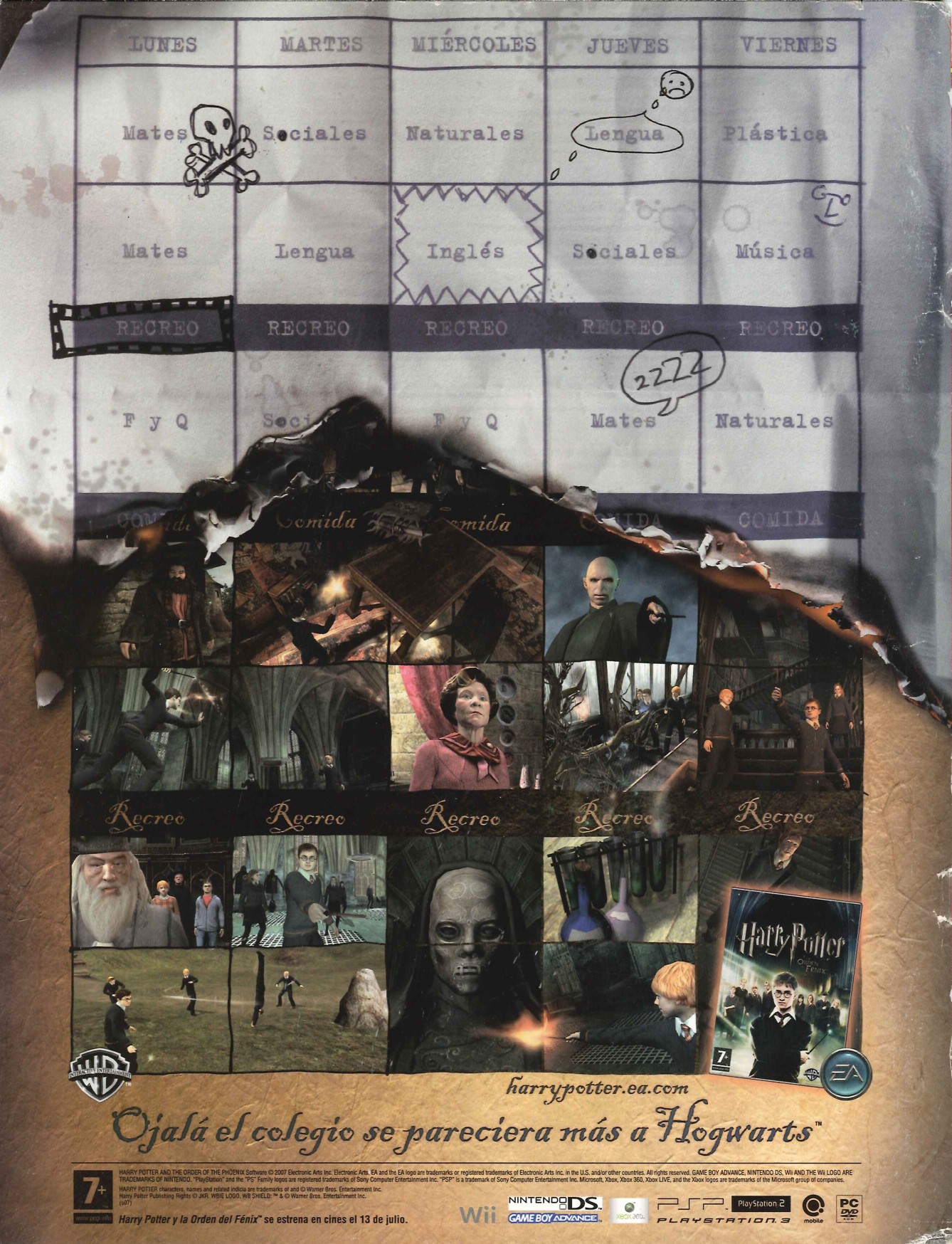 Harry Potter and the Order of the Phoenix PS2 cover