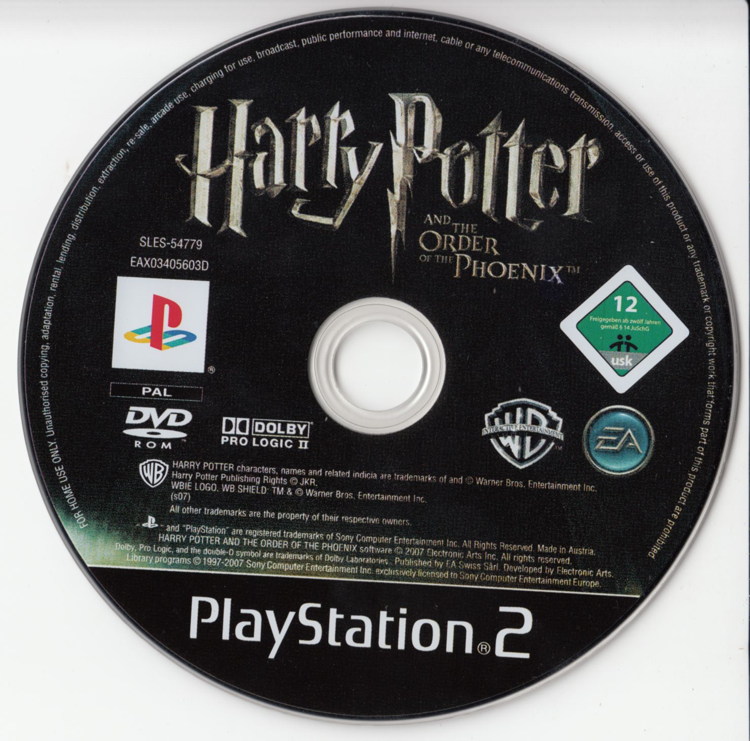 Harry Potter and the Order of the Phoenix PS2 cover
