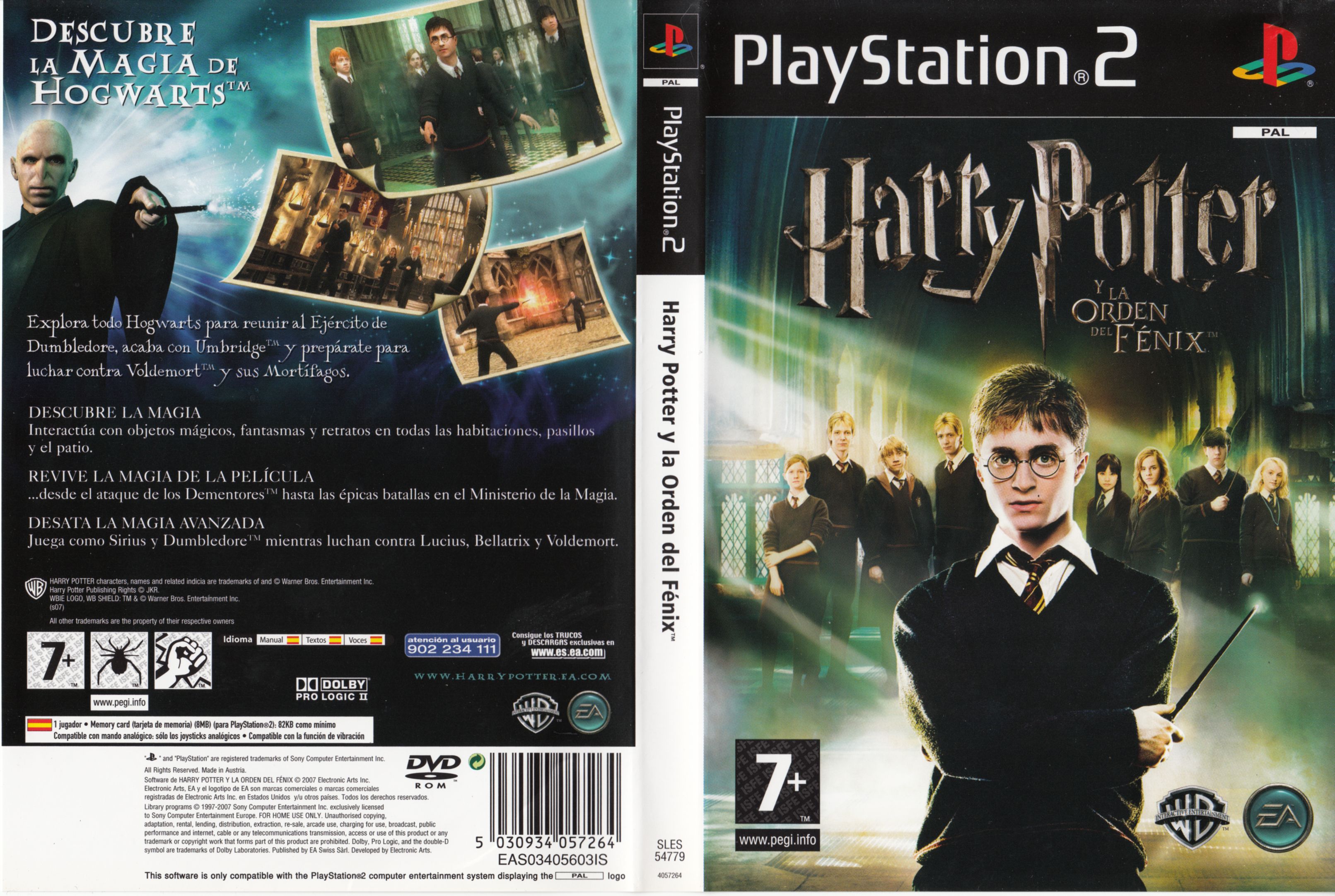 Harry Potter and the Order of the Phoenix PS2 cover