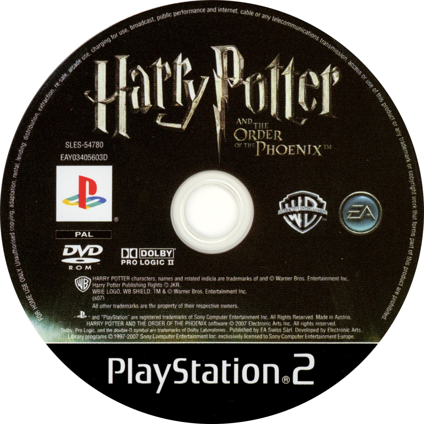 Harry Potter and the Order of the Phoenix PS2 cover
