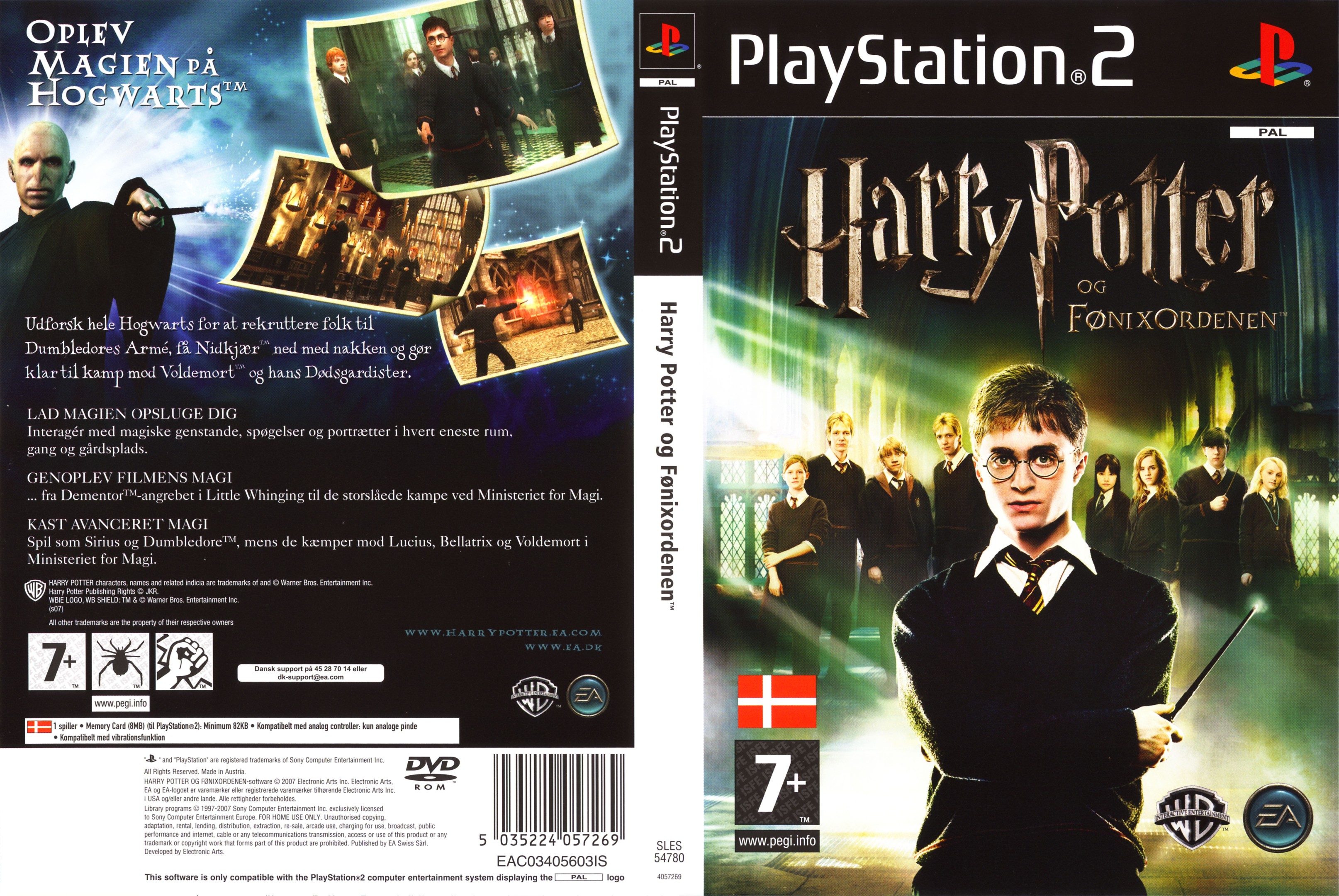 Harry Potter and the Order of the Phoenix PS2 cover