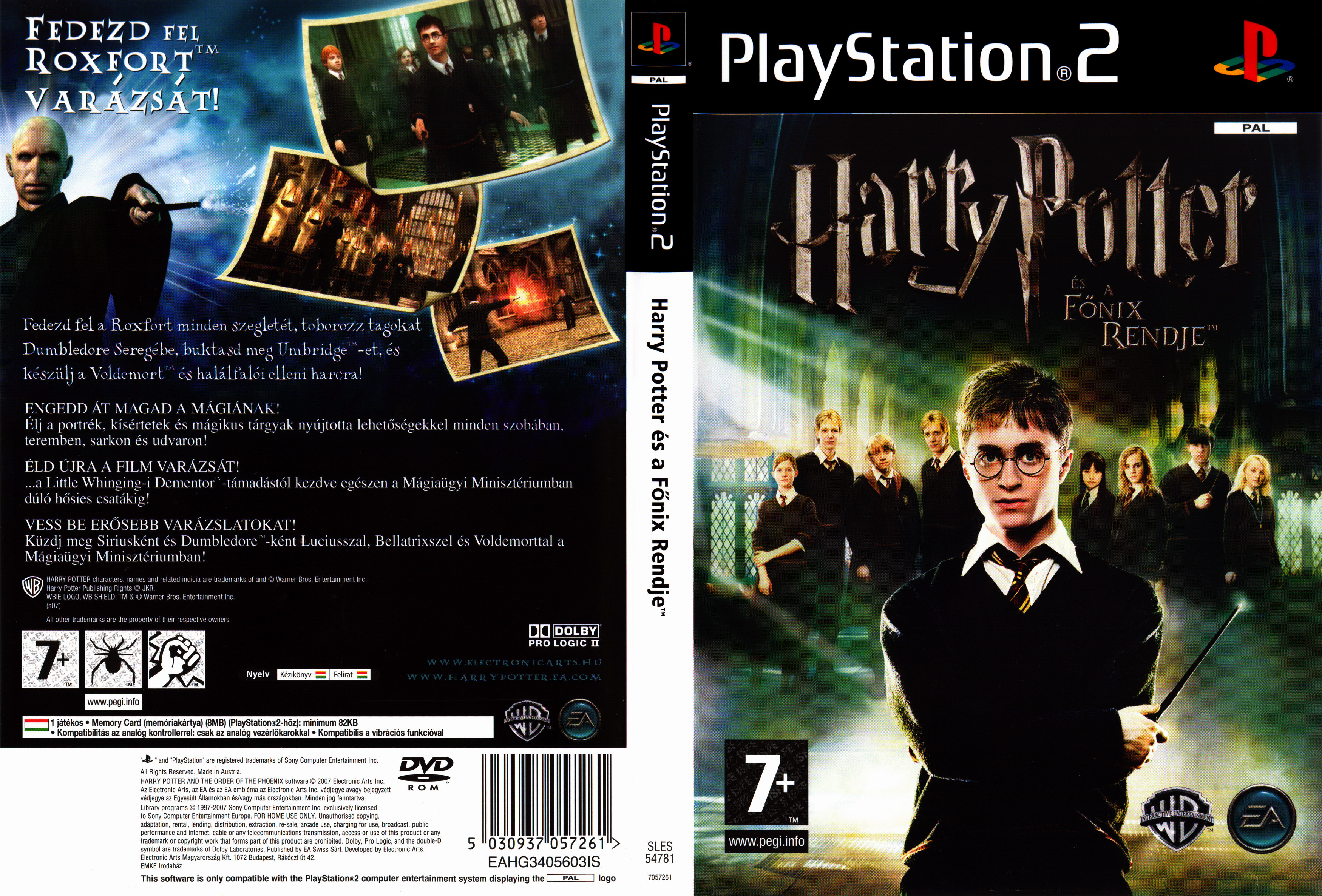 Harry Potter and the Order of the Phoenix PS2 cover