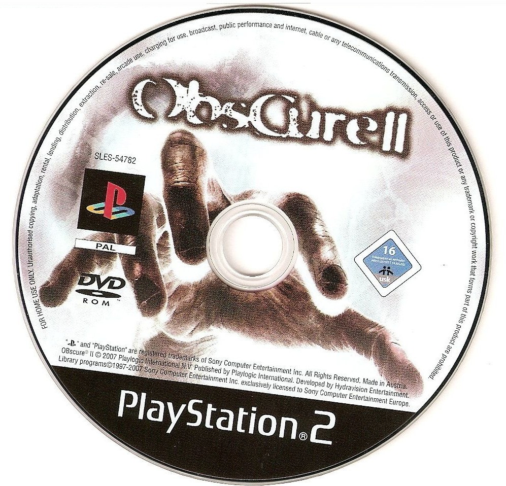 Obscure II PS2 cover