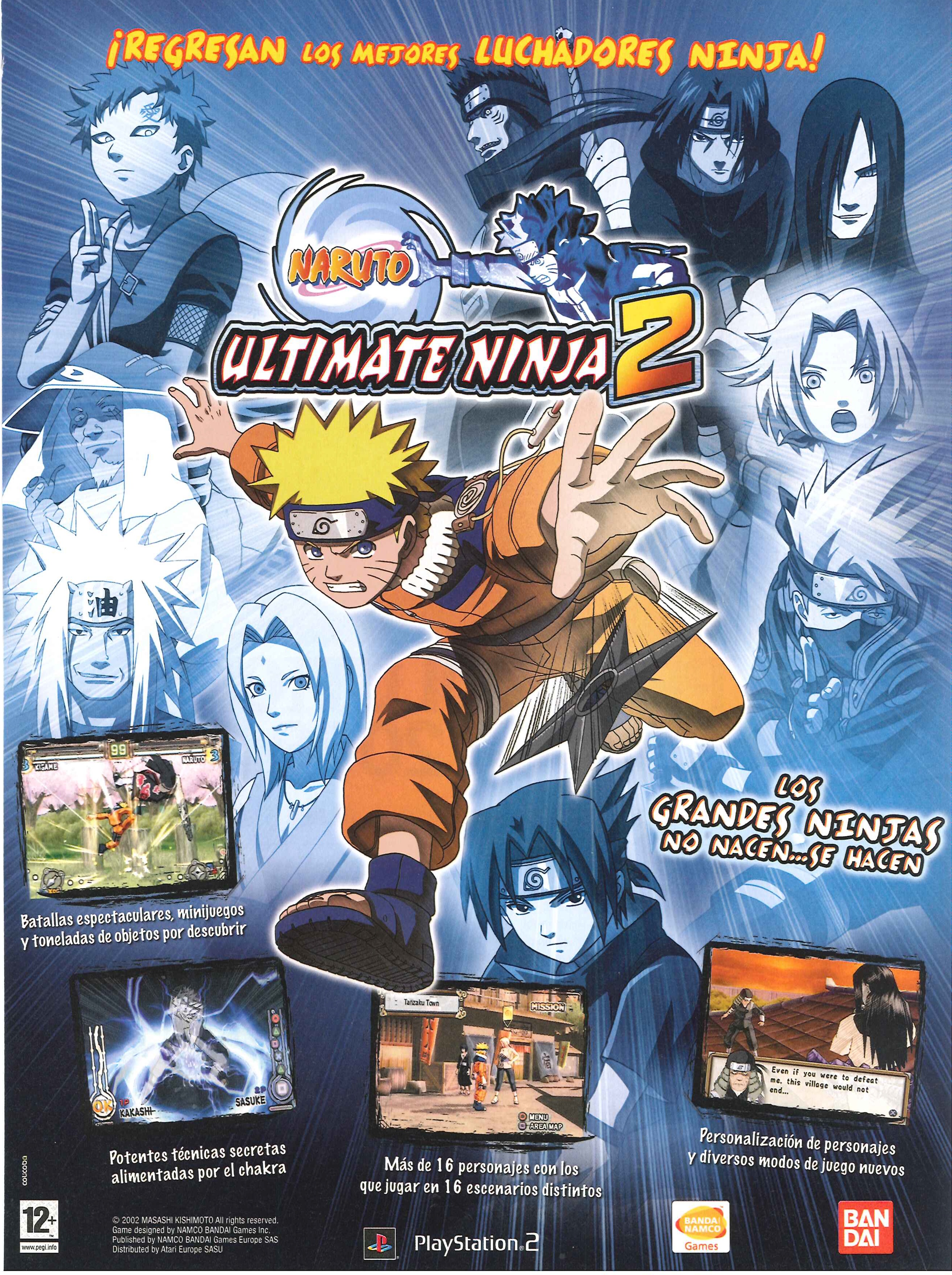 Naruto - Ultimate Ninja 2 PS2 cover