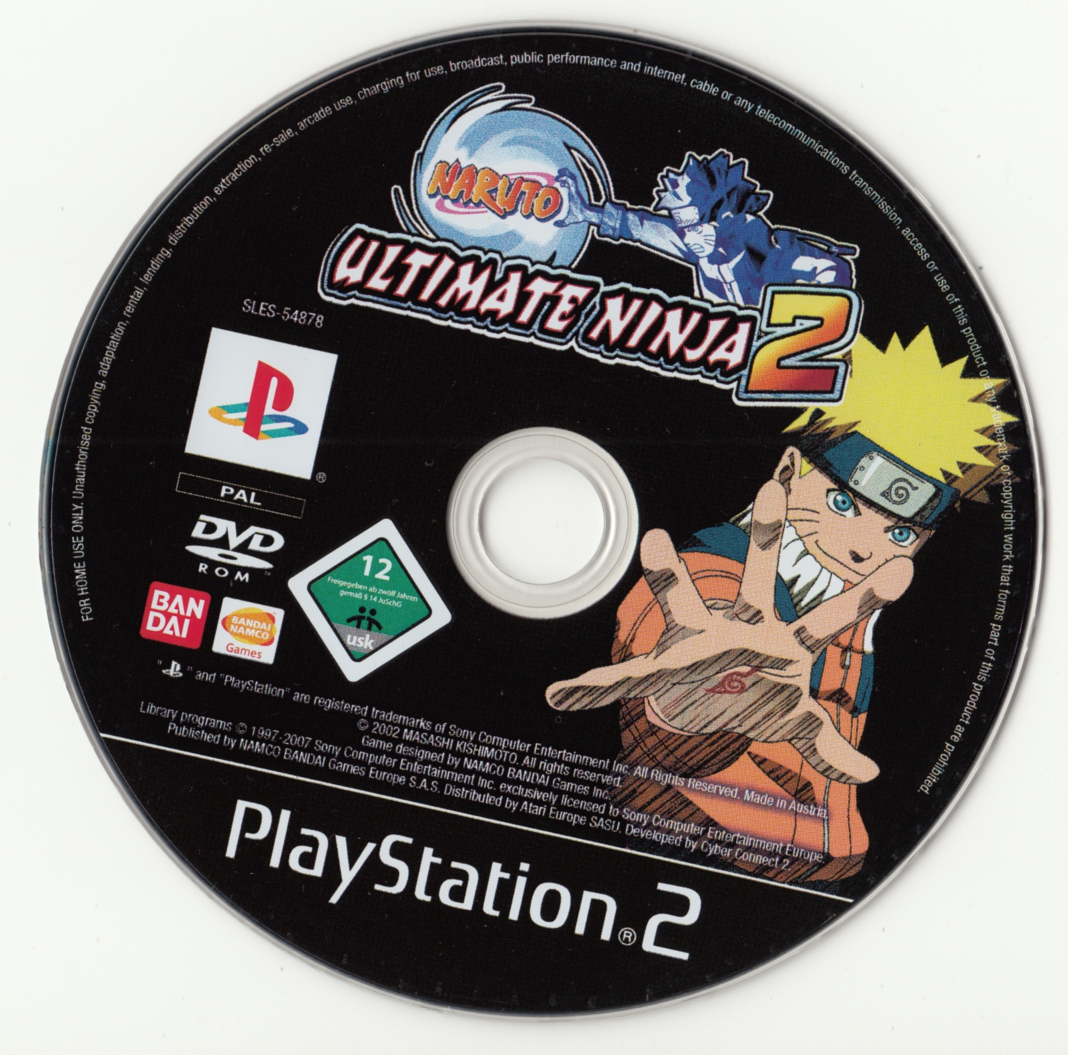 Naruto - Ultimate Ninja 2 PS2 cover