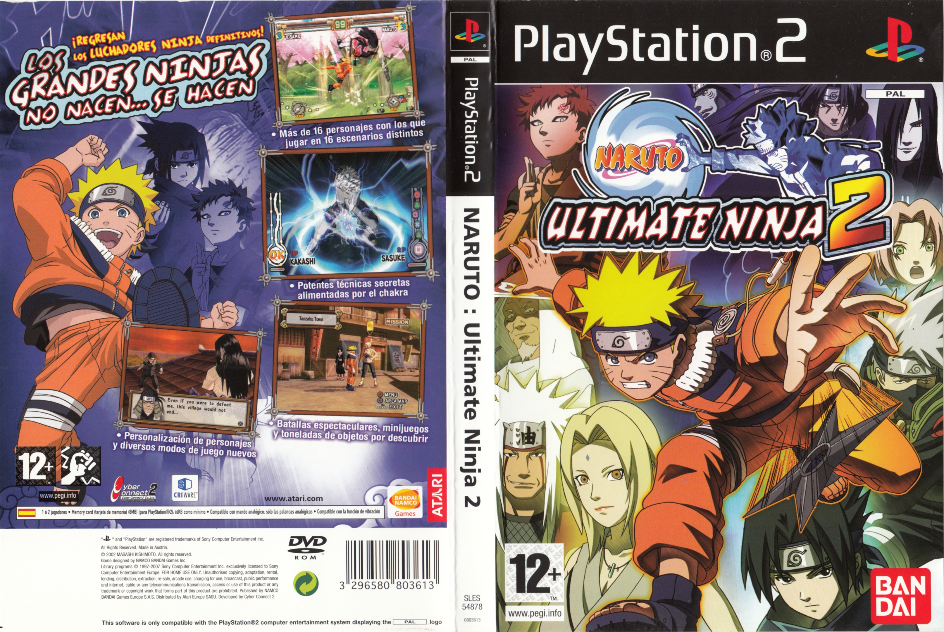 Naruto - Ultimate Ninja 2 PS2 cover