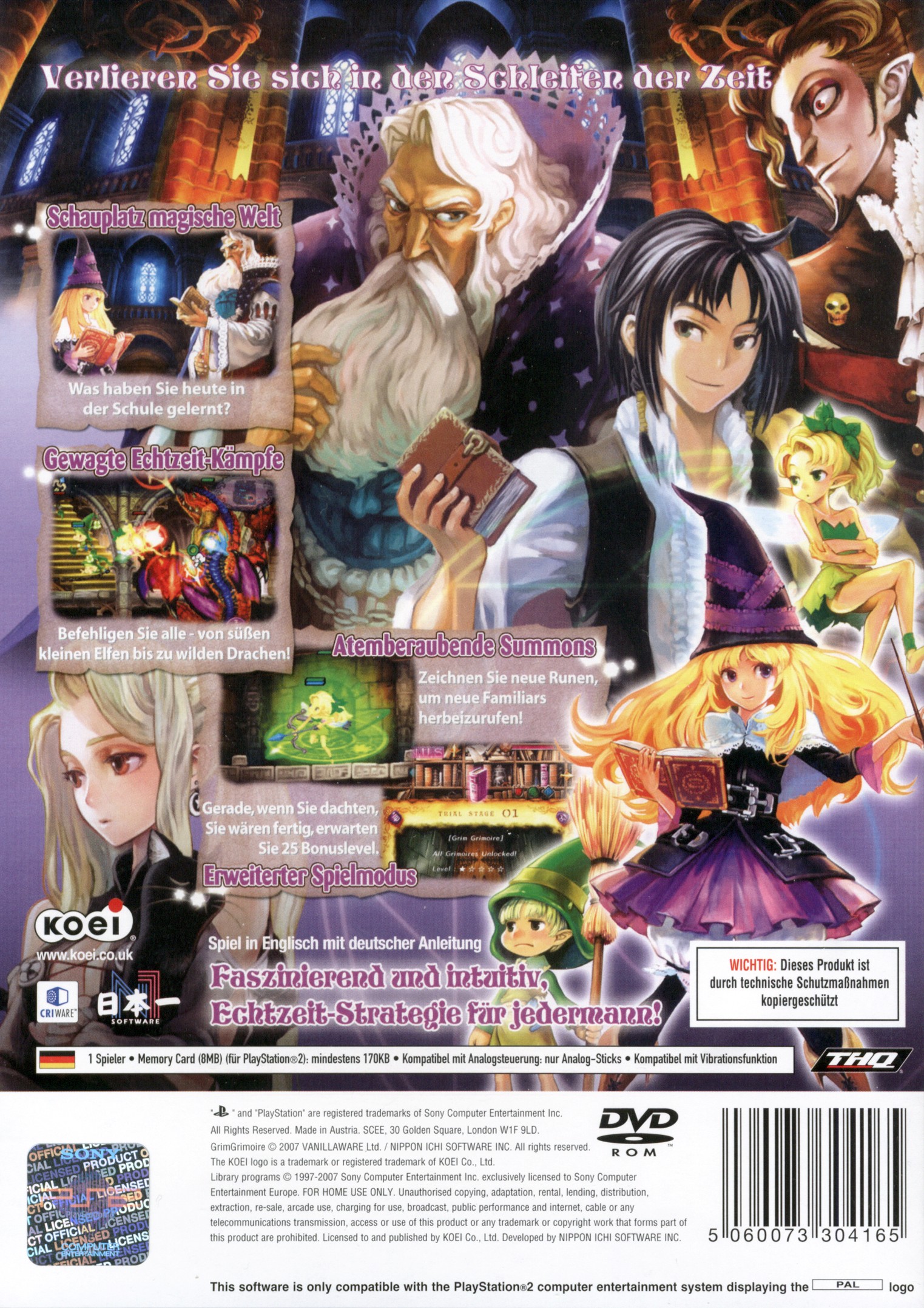 Grimgrimoire PS2 cover