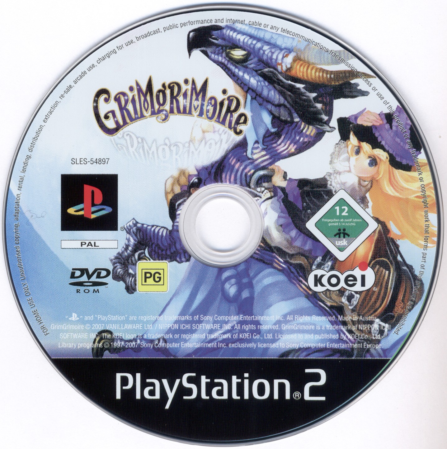 Grimgrimoire PS2 cover