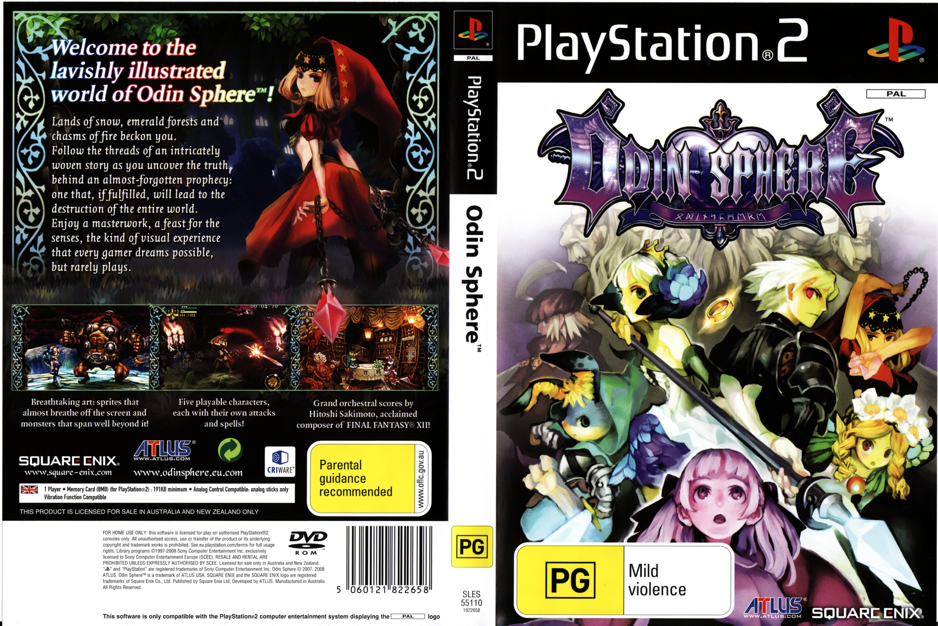 Odin Sphere PSX cover