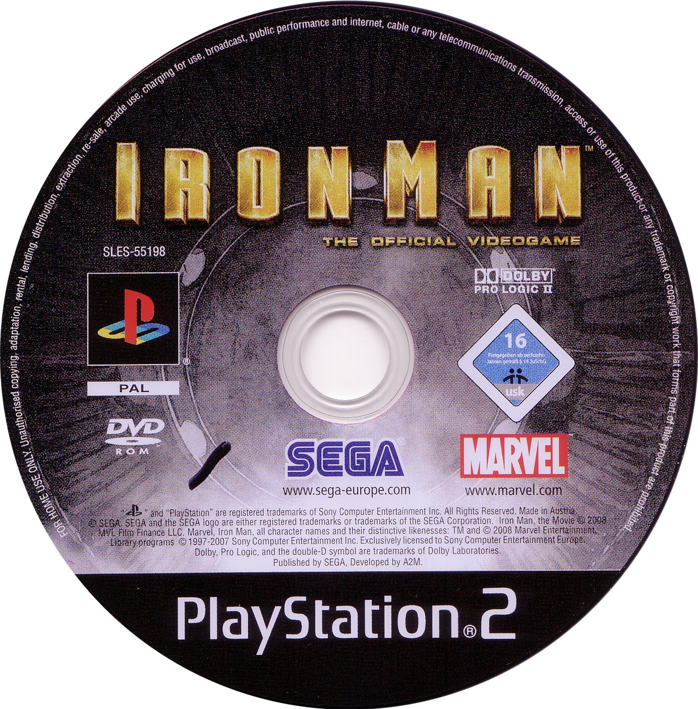 Iron Man PS2 cover