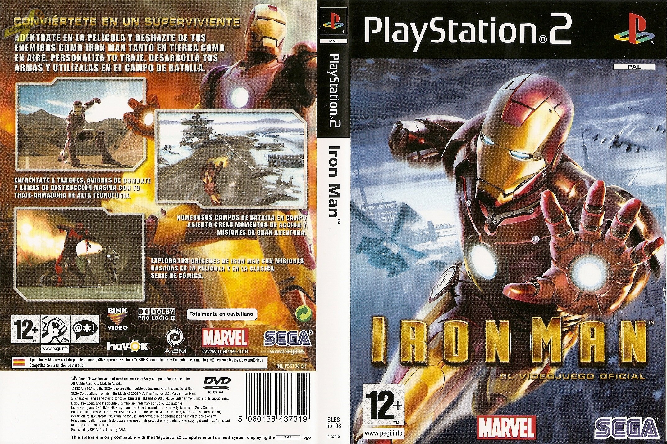 Iron Man PS2 cover