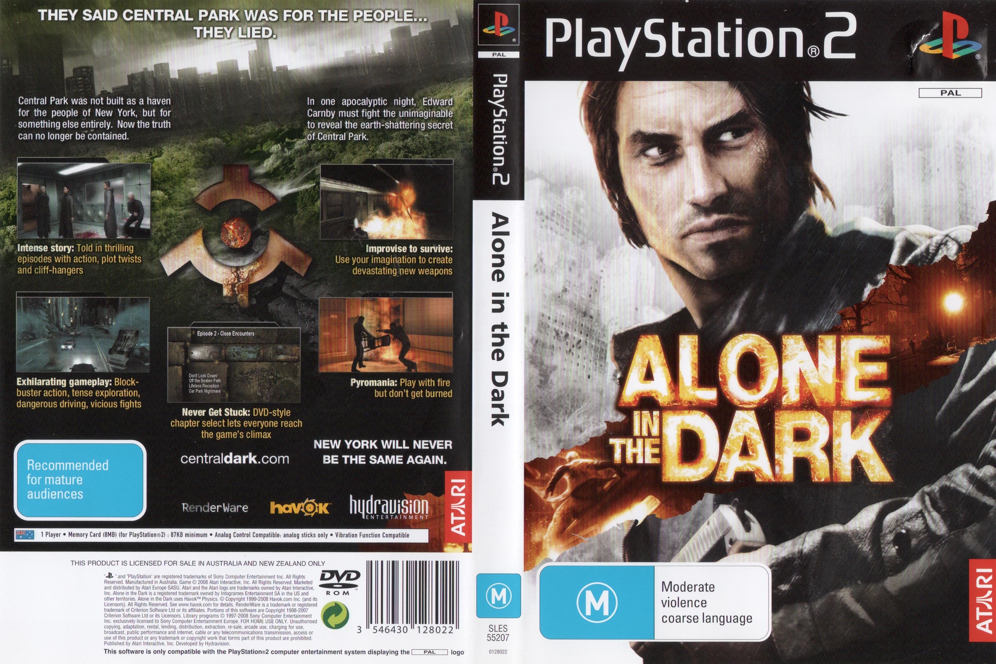 Alone in the Dark PSX cover