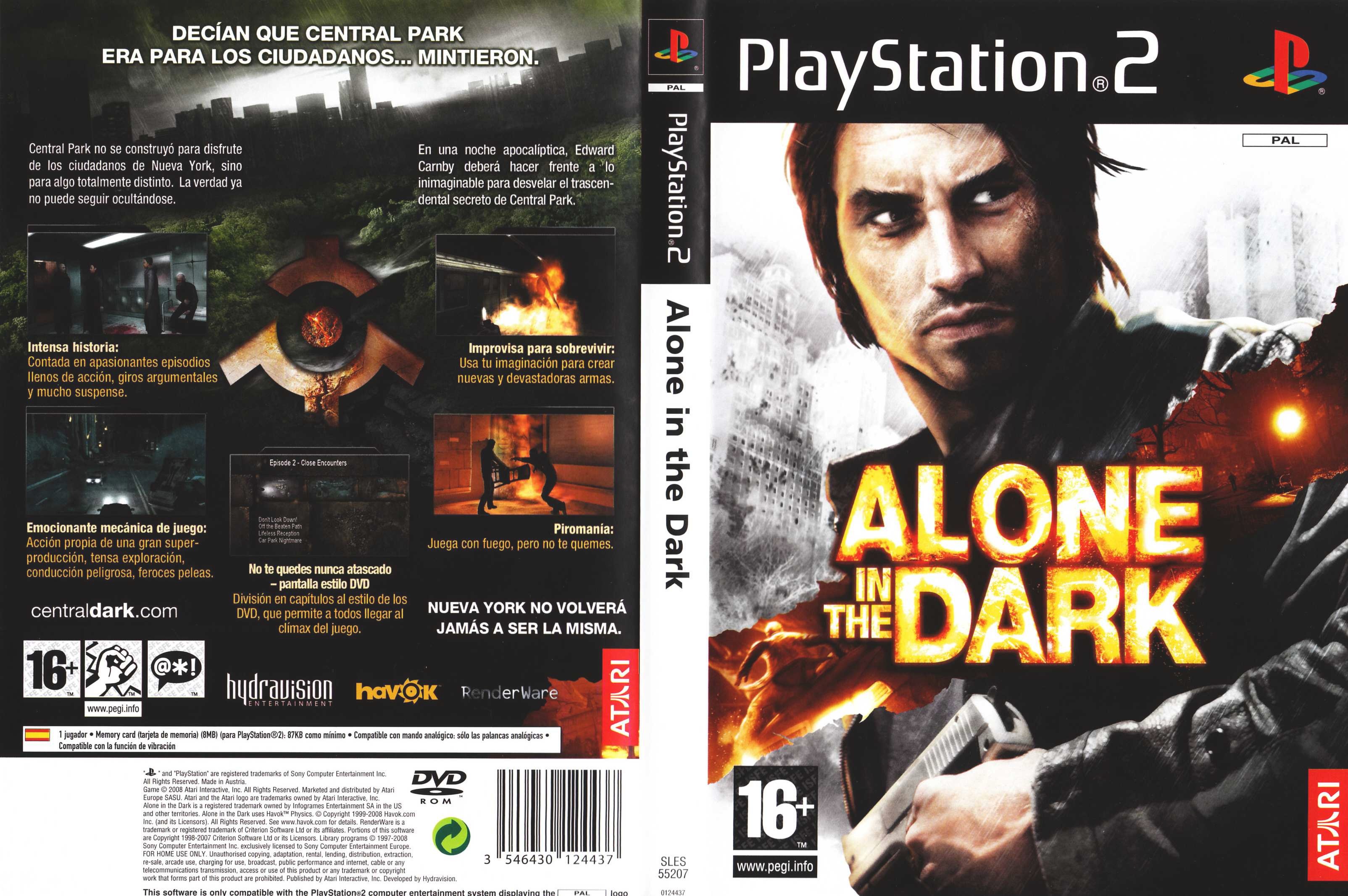 Alone in the Dark PSX cover