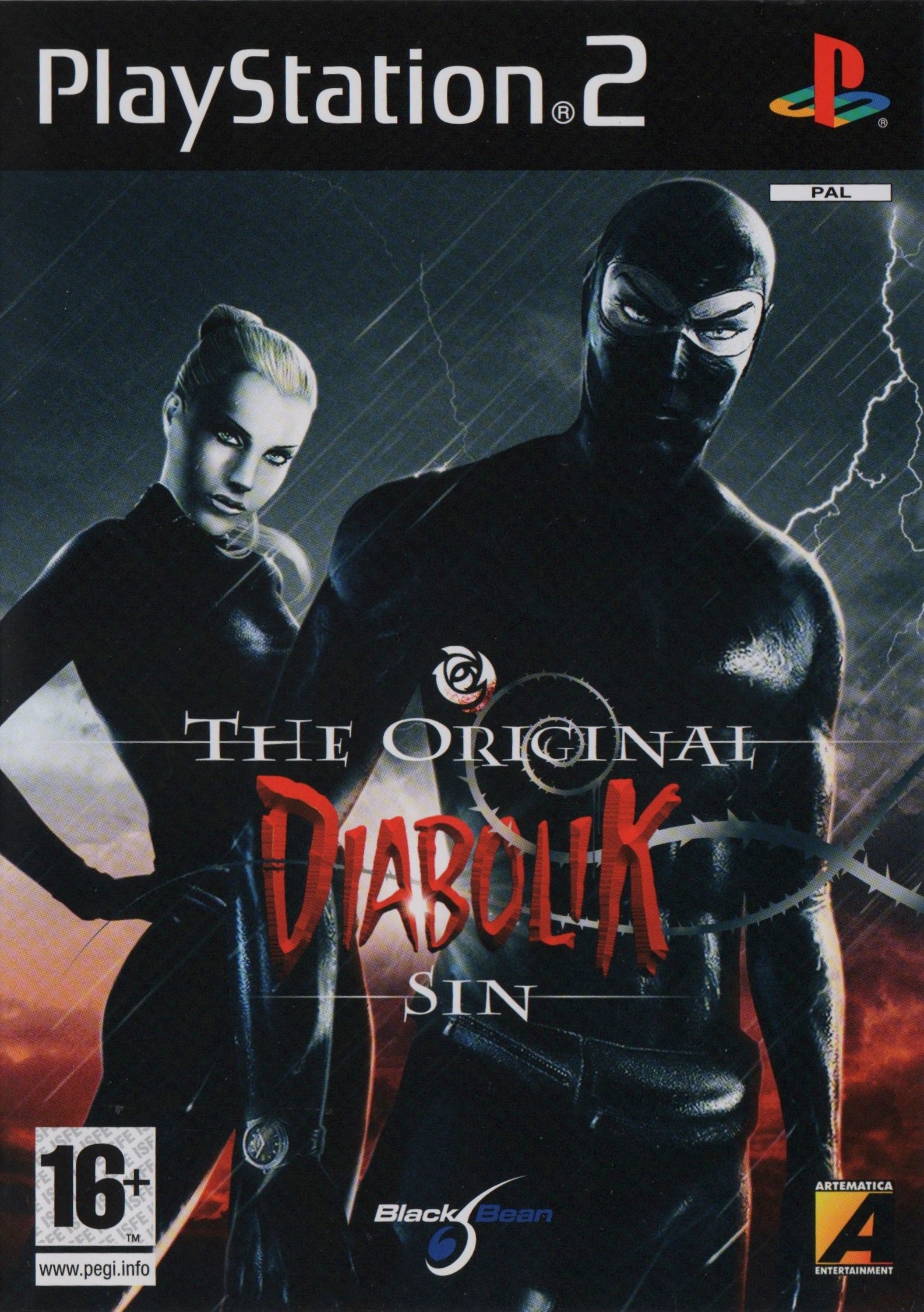 Diabolik - The Original Sin PSX cover
