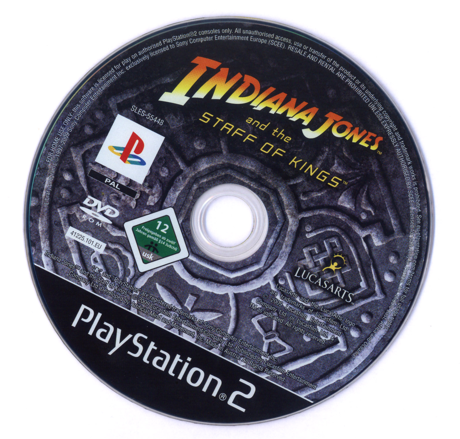 Indiana Jones & the Staff of Kings PSX cover