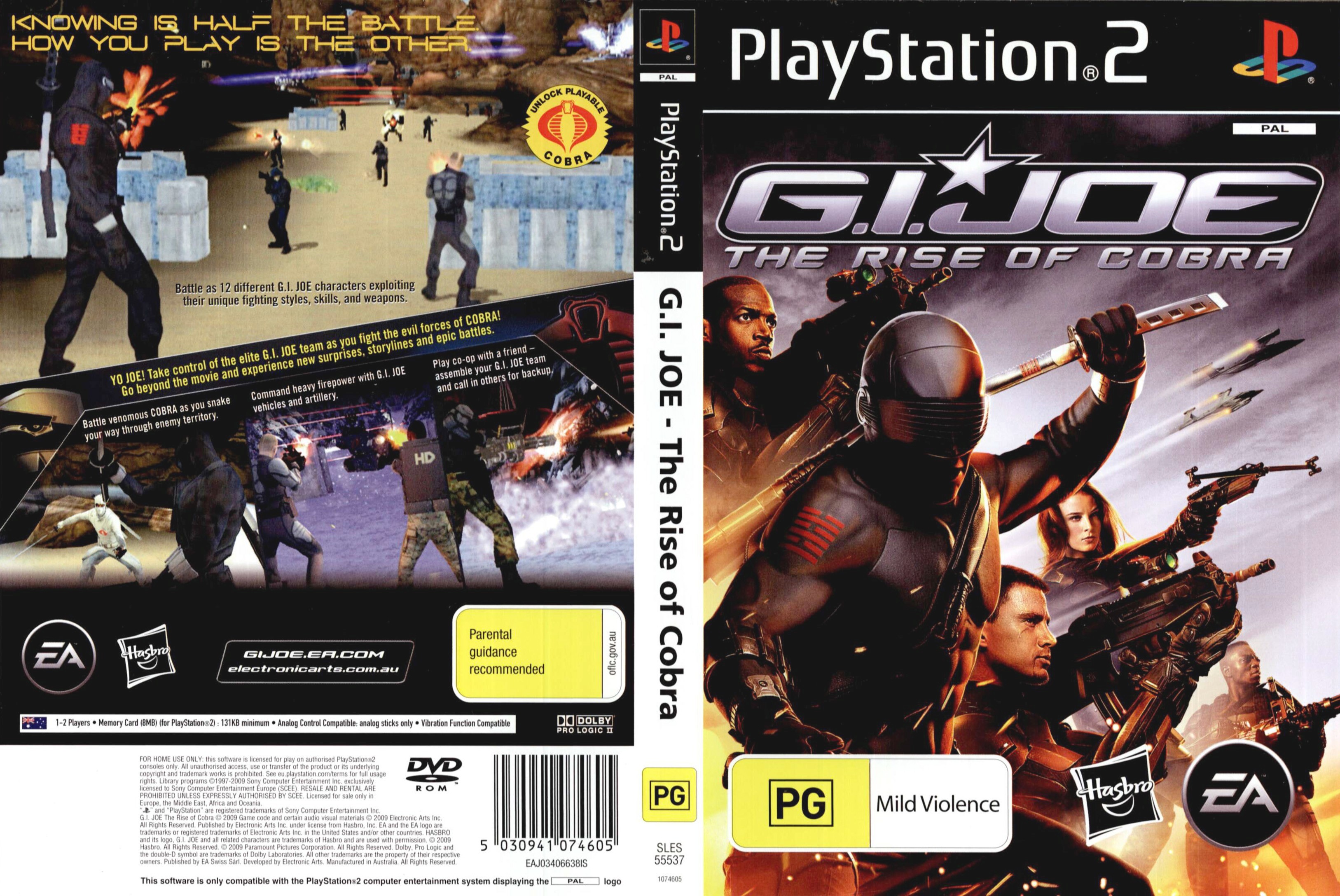 G.I. Joe - The Rise of Cobra PS2 cover