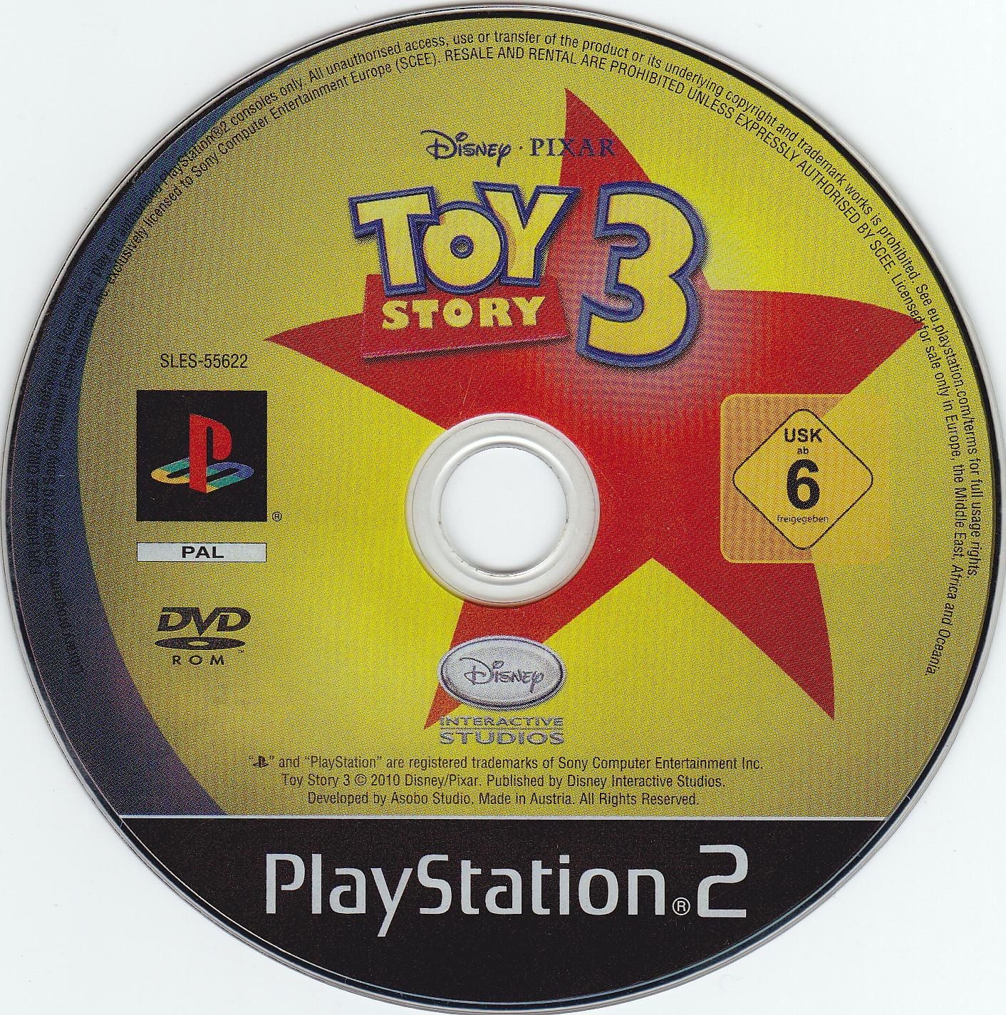 Disney's Pixar - Toy Story 3 PSX cover