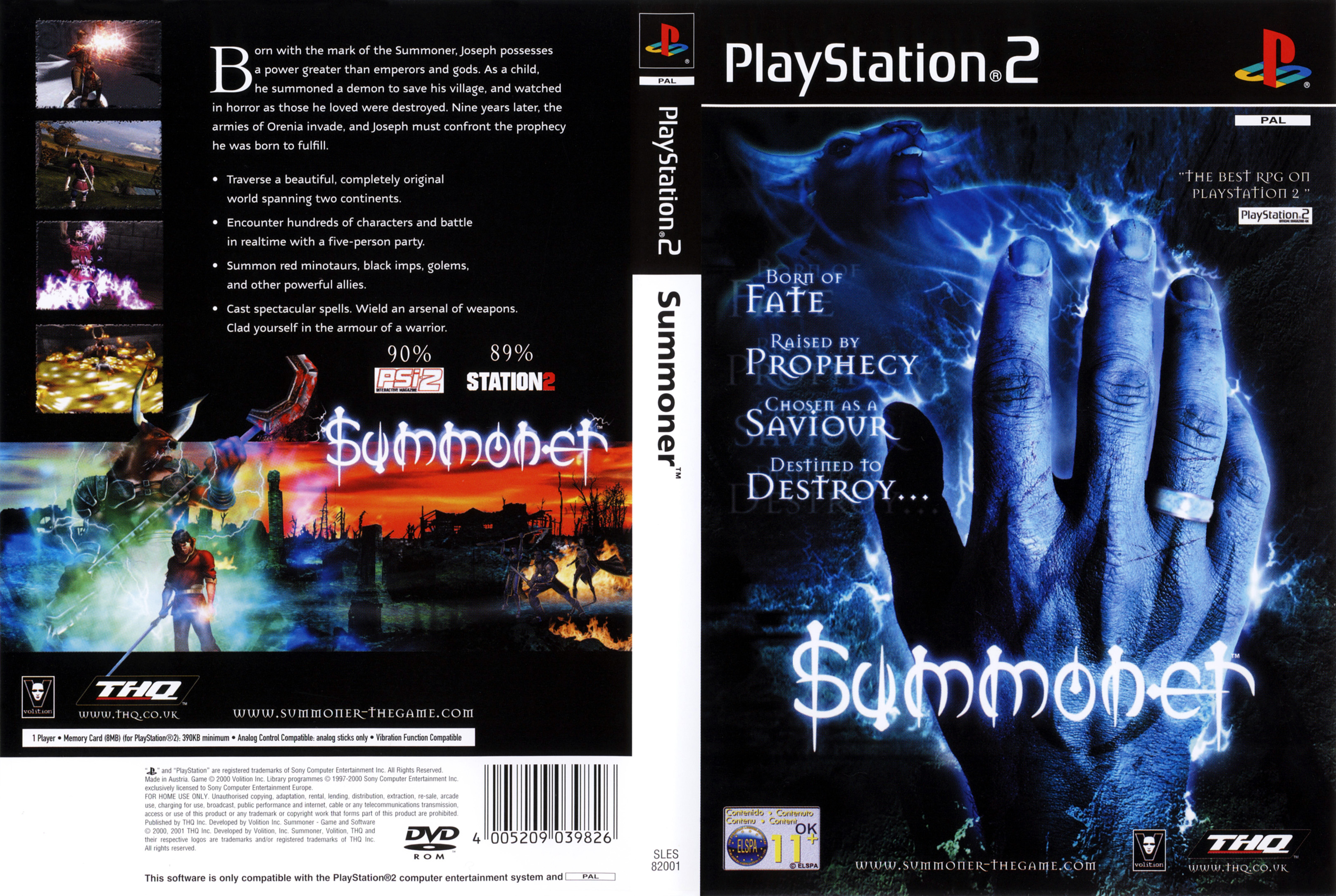 Summoner PS2 cover