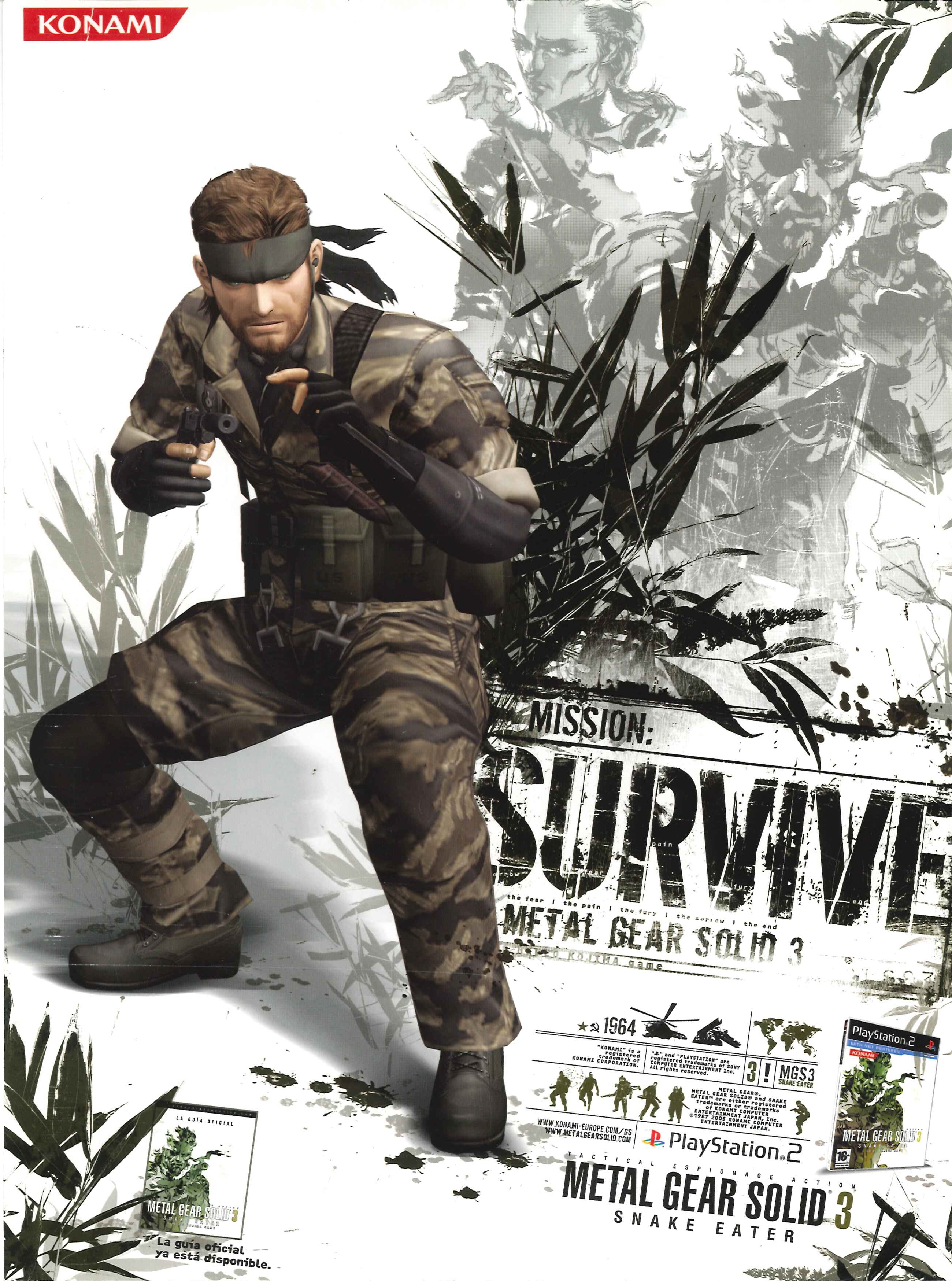 Metal Gear Solid 3 - Snake Eater PS2 cover